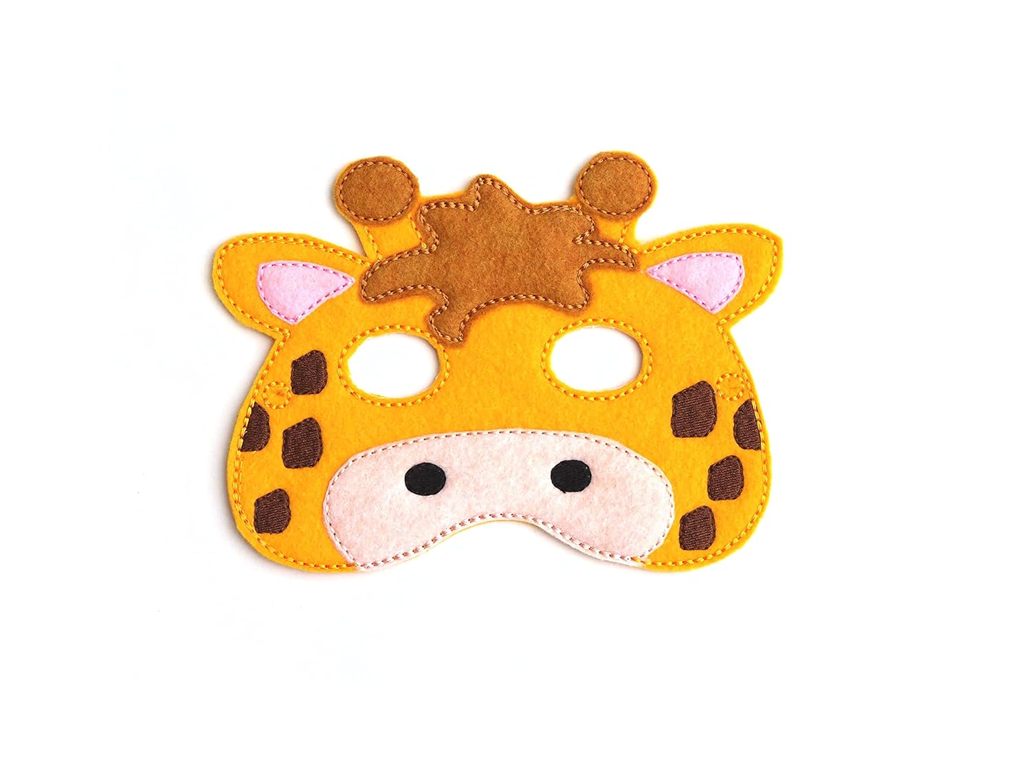 Baby WhatKnots Kids Giraffe Felt Face Mask