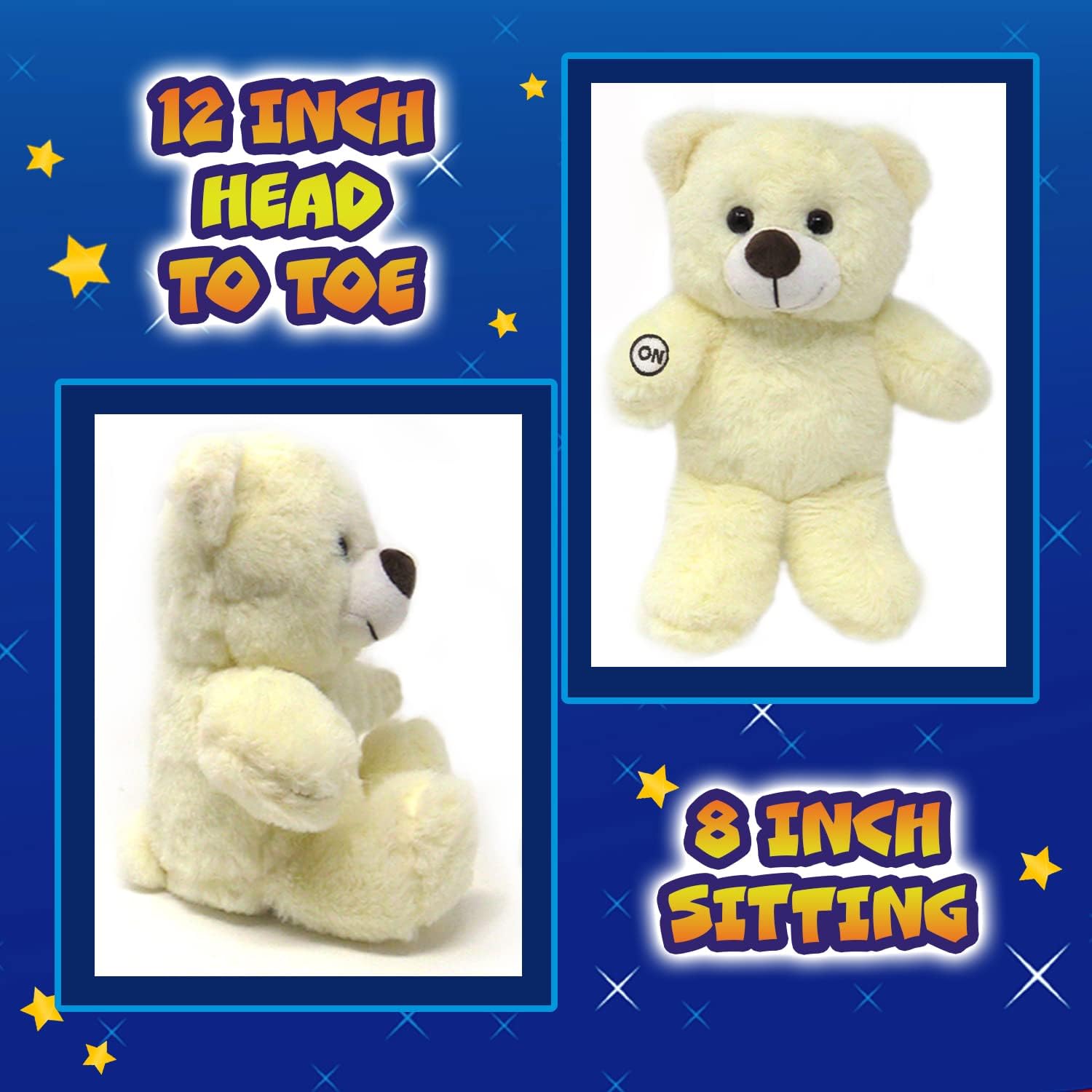 The Noodley LED Light Up Stuffed Animal Sleep Toy 1