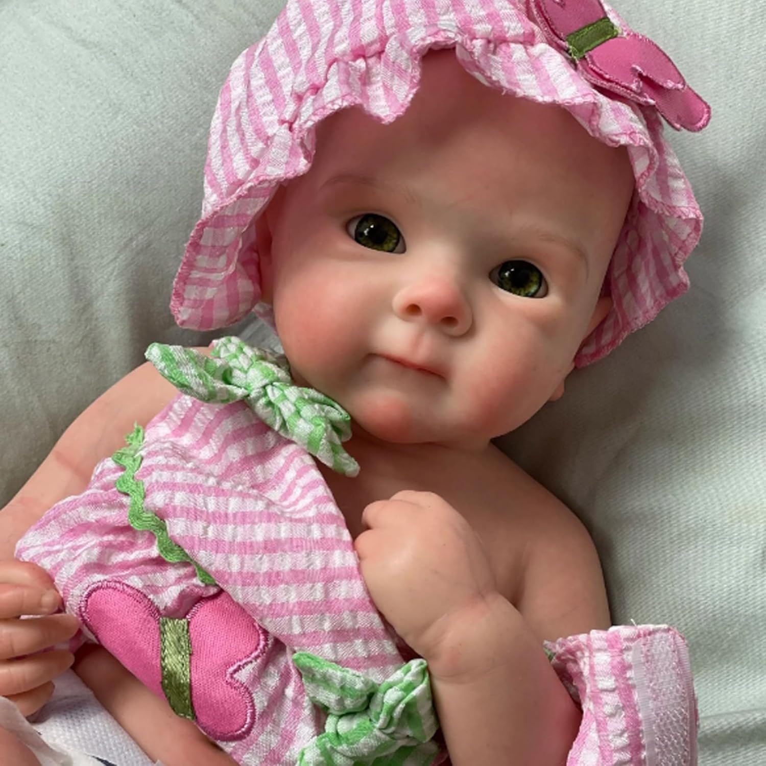 OtardDolls 18 Inch Realistic Silicone Newborn Baby Girl Doll