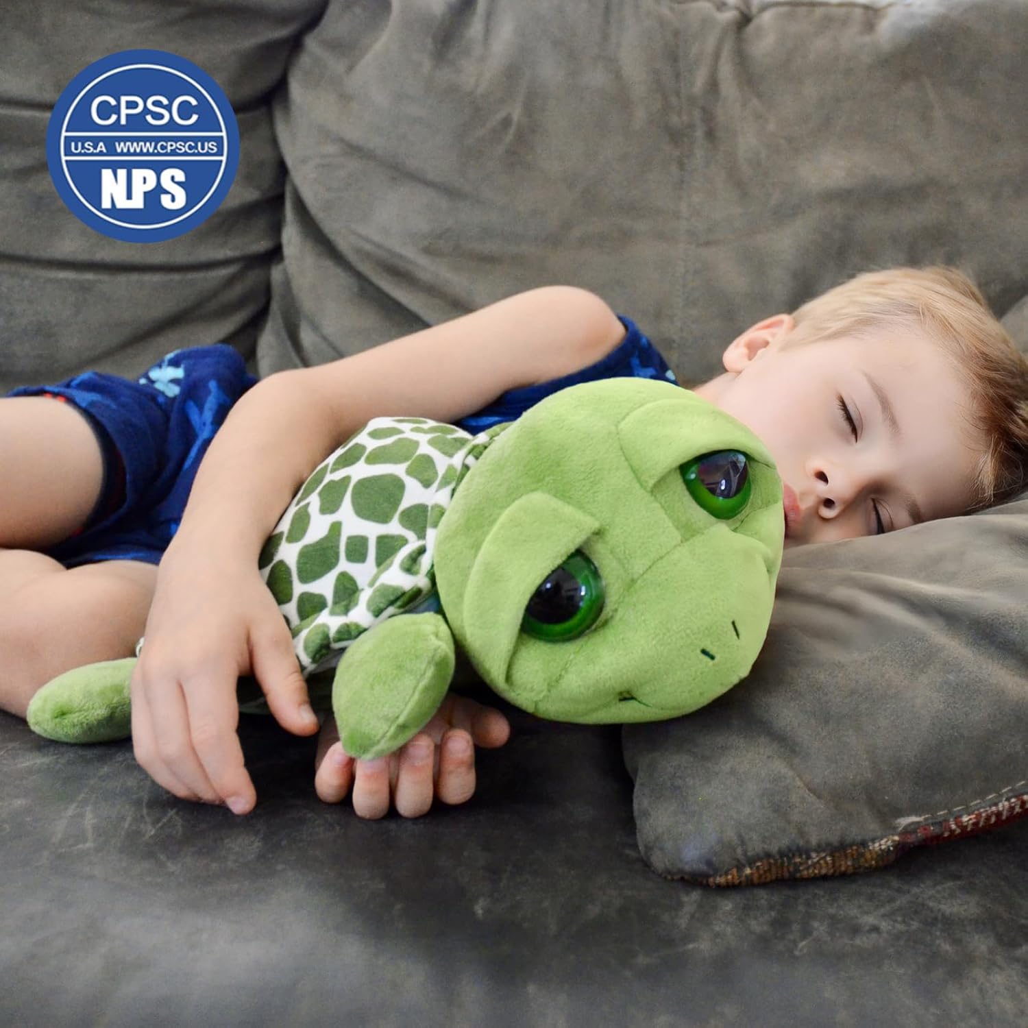 MorisMos Sea Turtle Family Plush Toy 14 with 3 Babies 2 Eggs