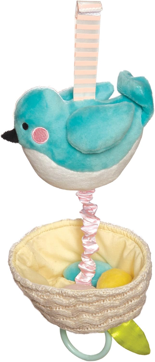 Manhattan Toy Lullaby Bird Pull Musical Crib Toy
