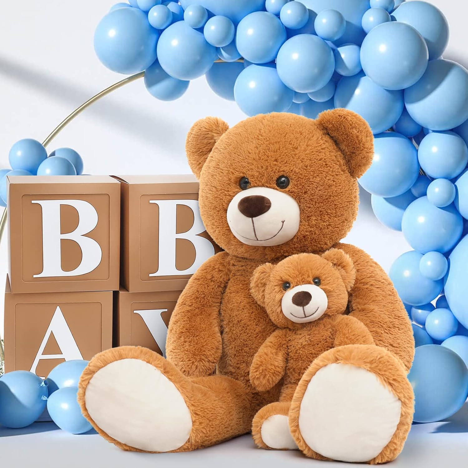 Tezituor 39in Giant Teddy Bear Mommy and Baby