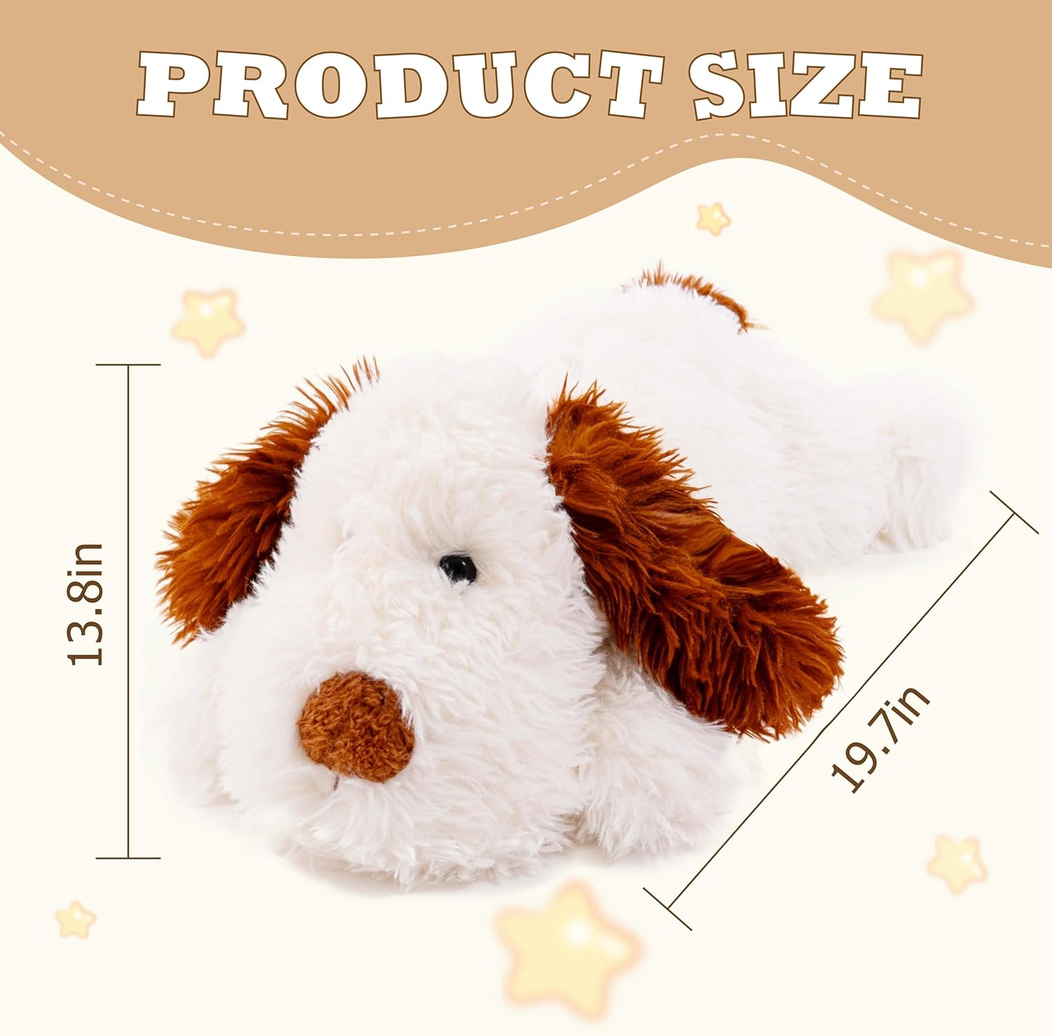 Puppy Stuffed Animal 20 Inch Plush Toy for Kids