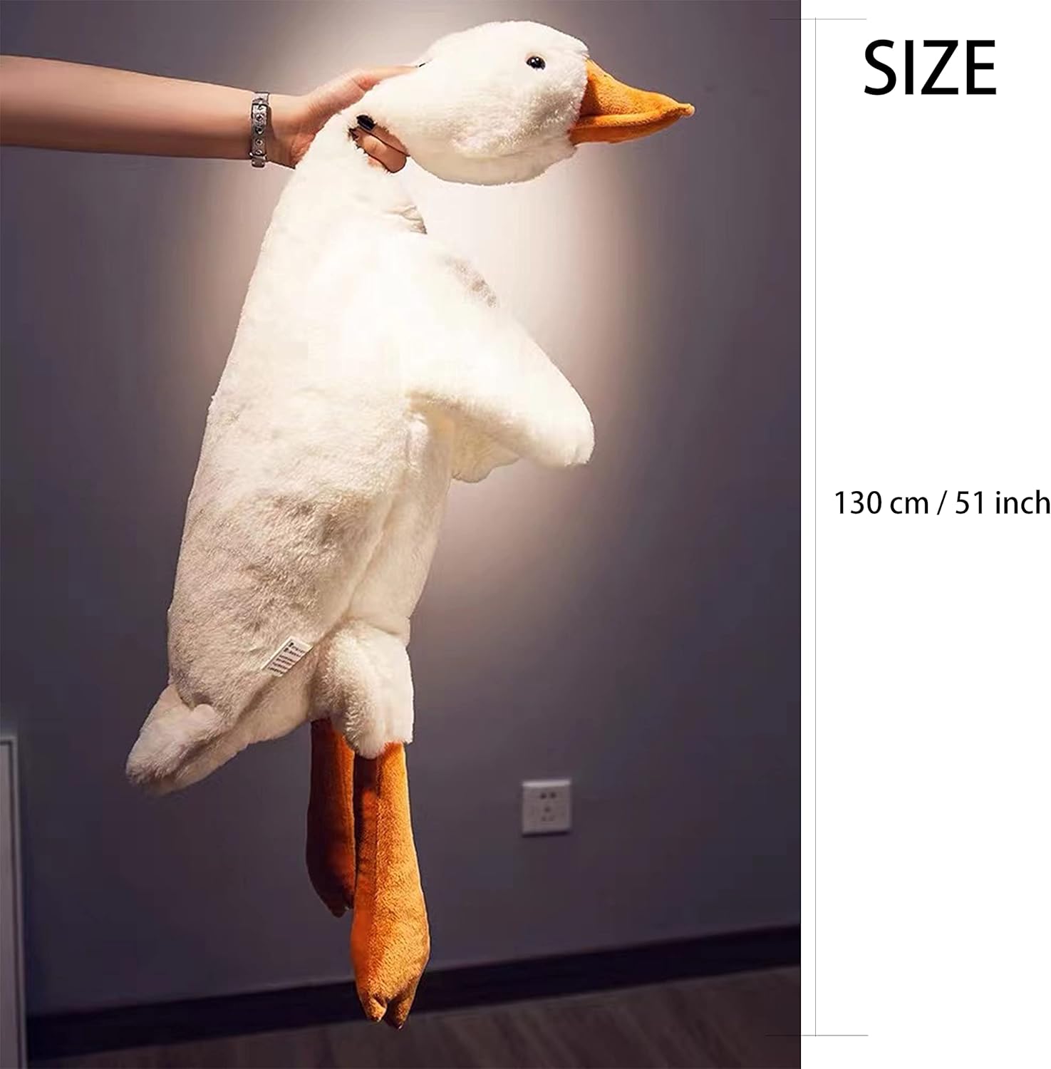 Tanha Big White Goose Plush Stuffed Animal