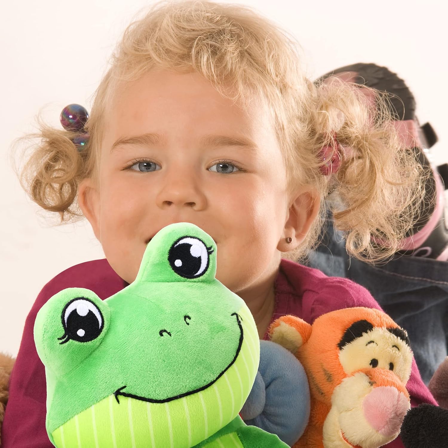 HyDren 17 Inch Green Frog Plush Toy