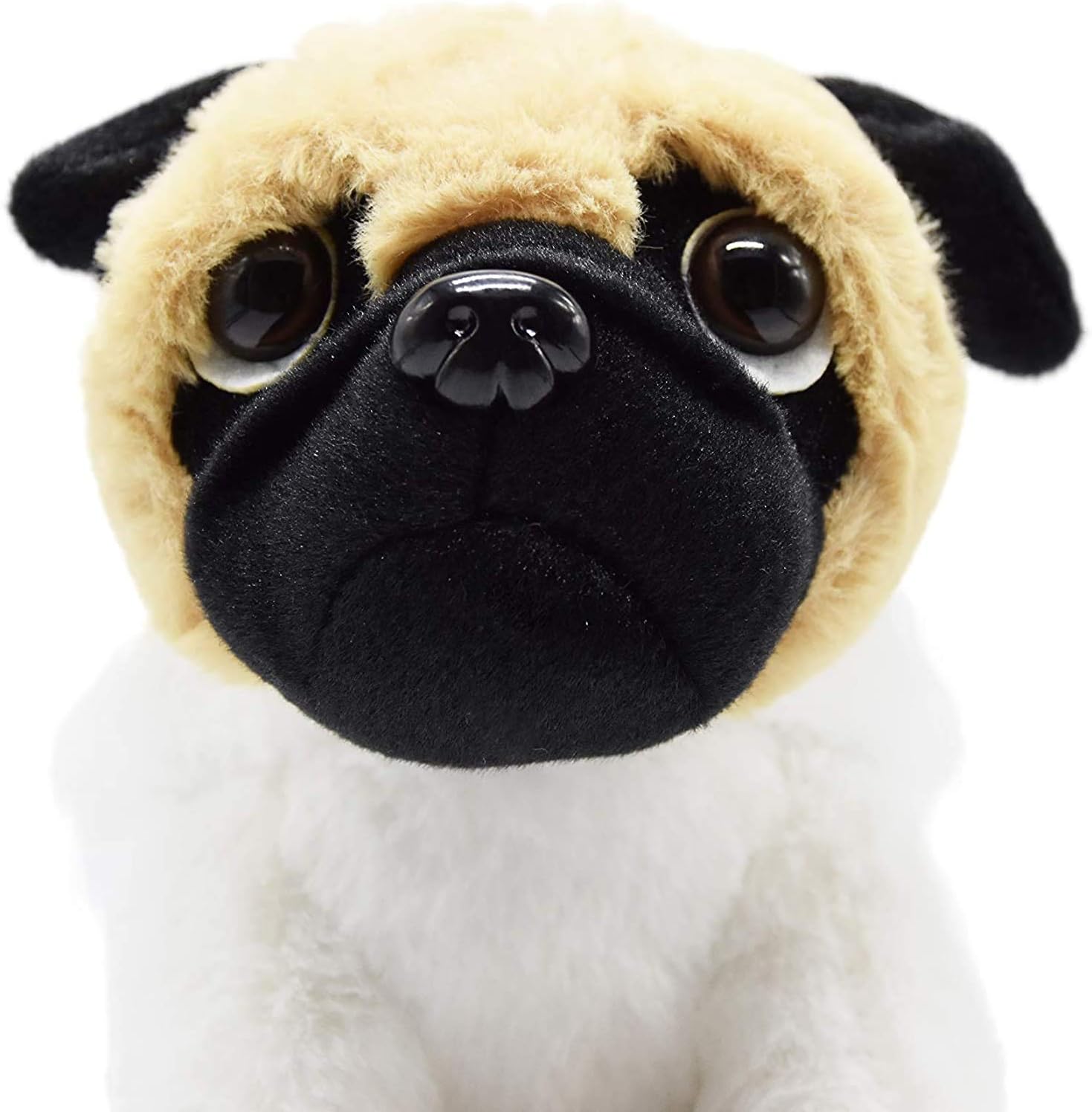 CASAGOOD Pug Dog Plush in Bunny Rabbit Costume