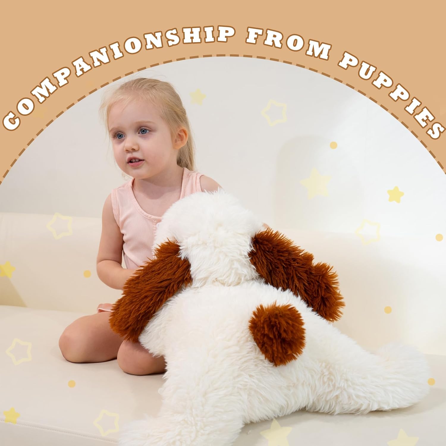 Puppy Stuffed Animal 20 Inch Plush Toy for Kids