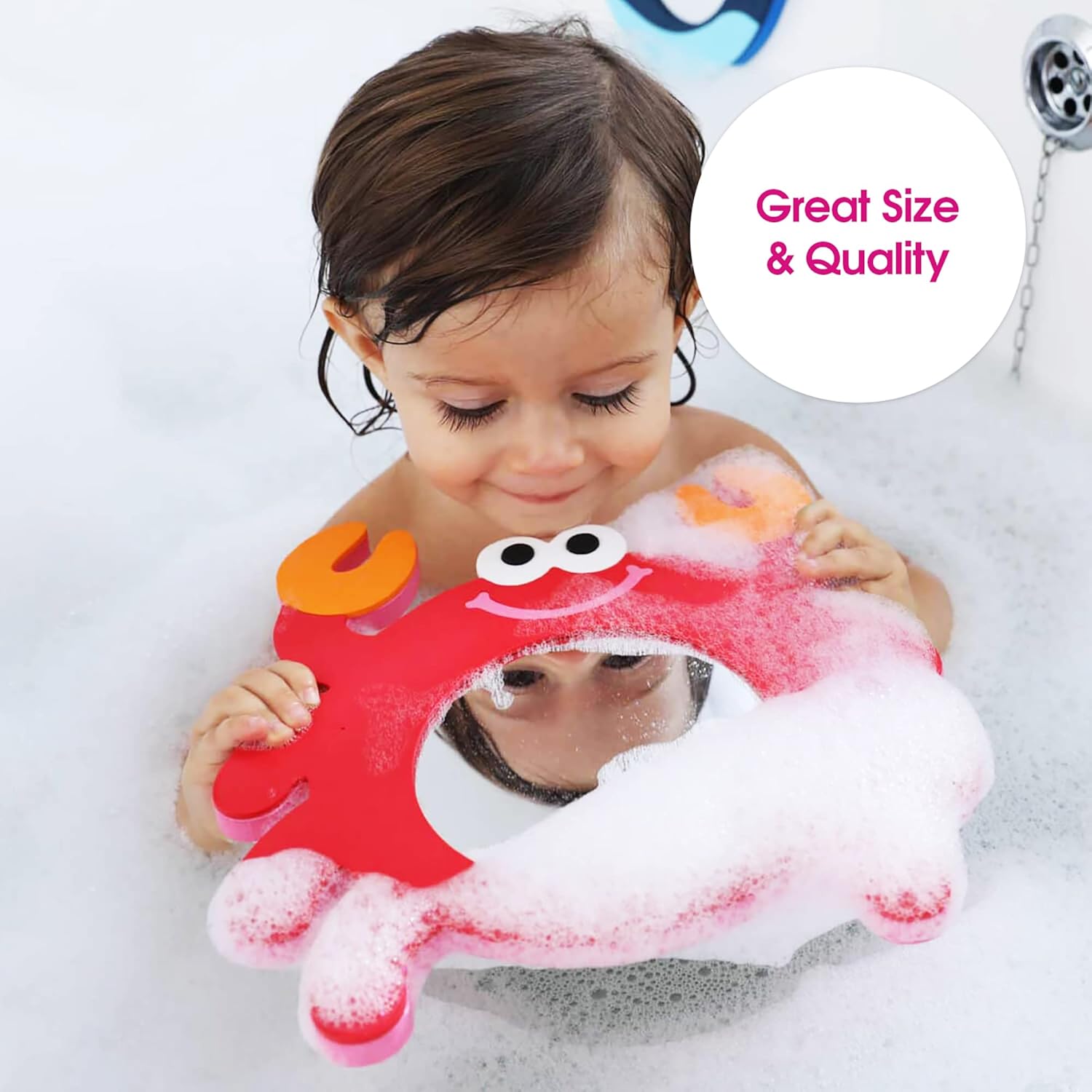 Edushape Magic Mirror Shapes Crab Baby Bath Toy