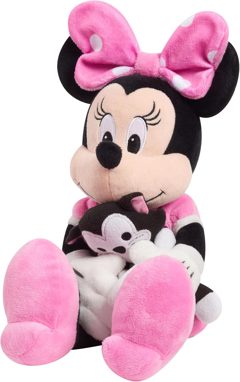 Disney Classics Lil Friends Minnie Mouse and Figaro Plush Stuffed Animal