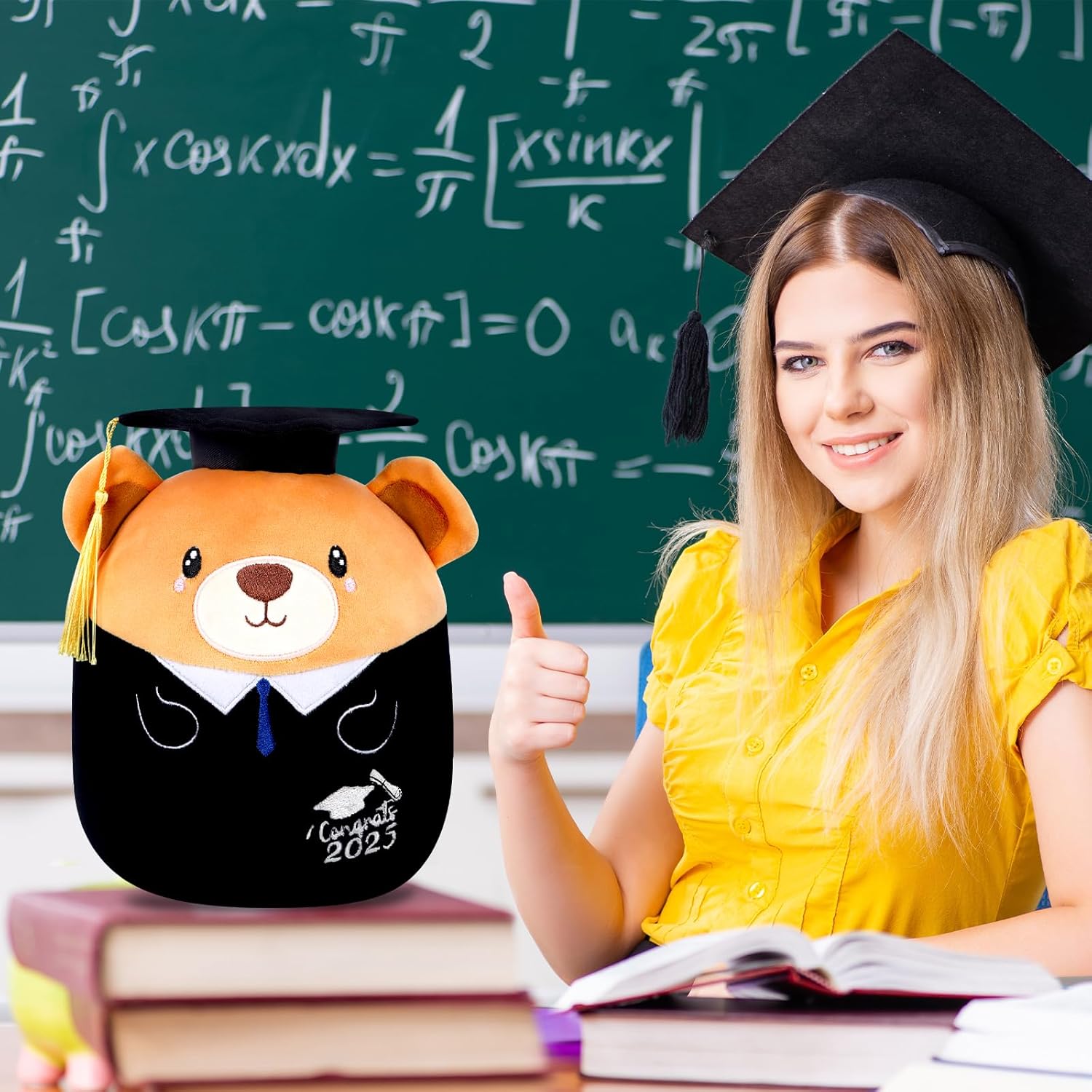 Grad 2025 Bear Plush Pillow Stuffed Animal