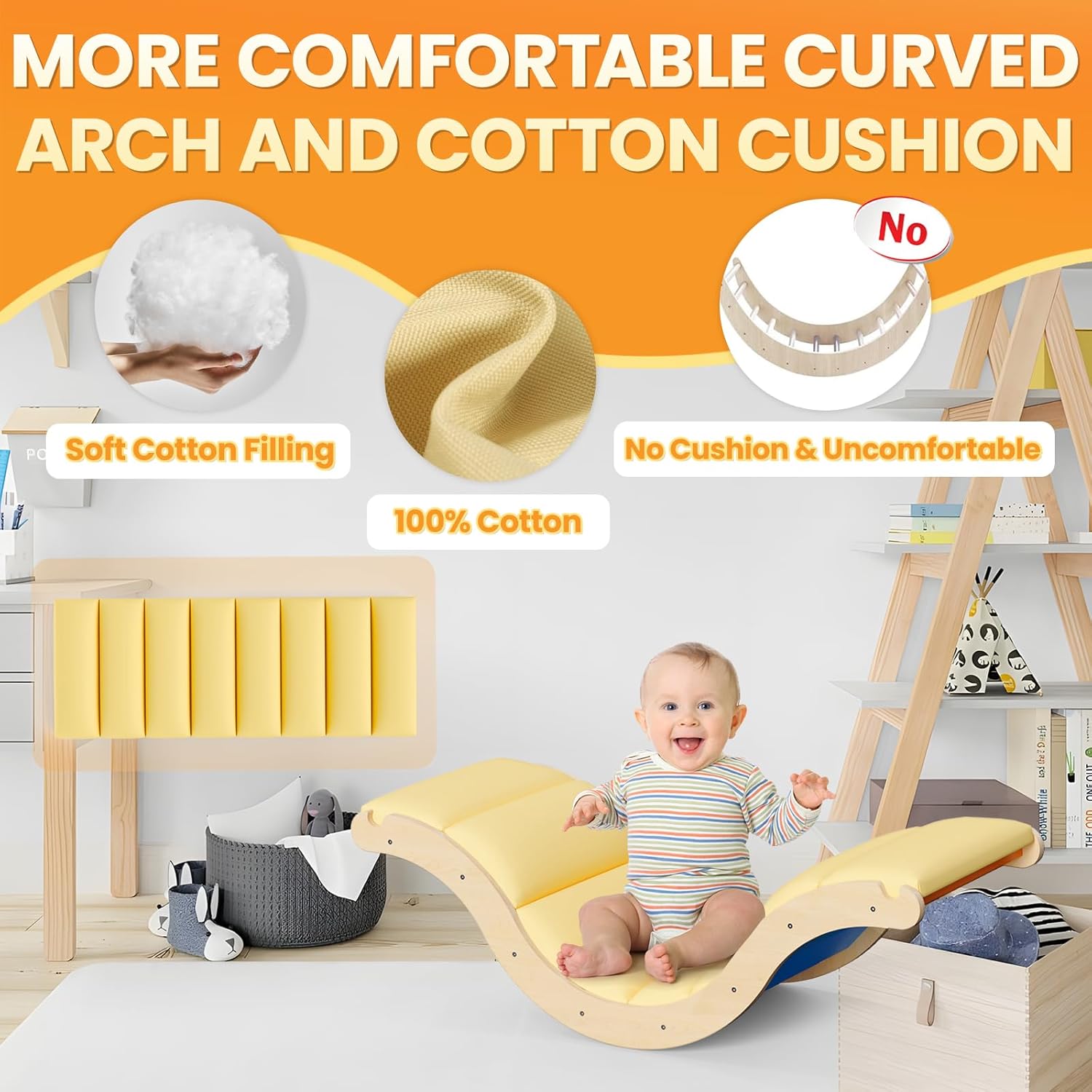 Pikler Triangle Set for Toddlers 1-3 Years