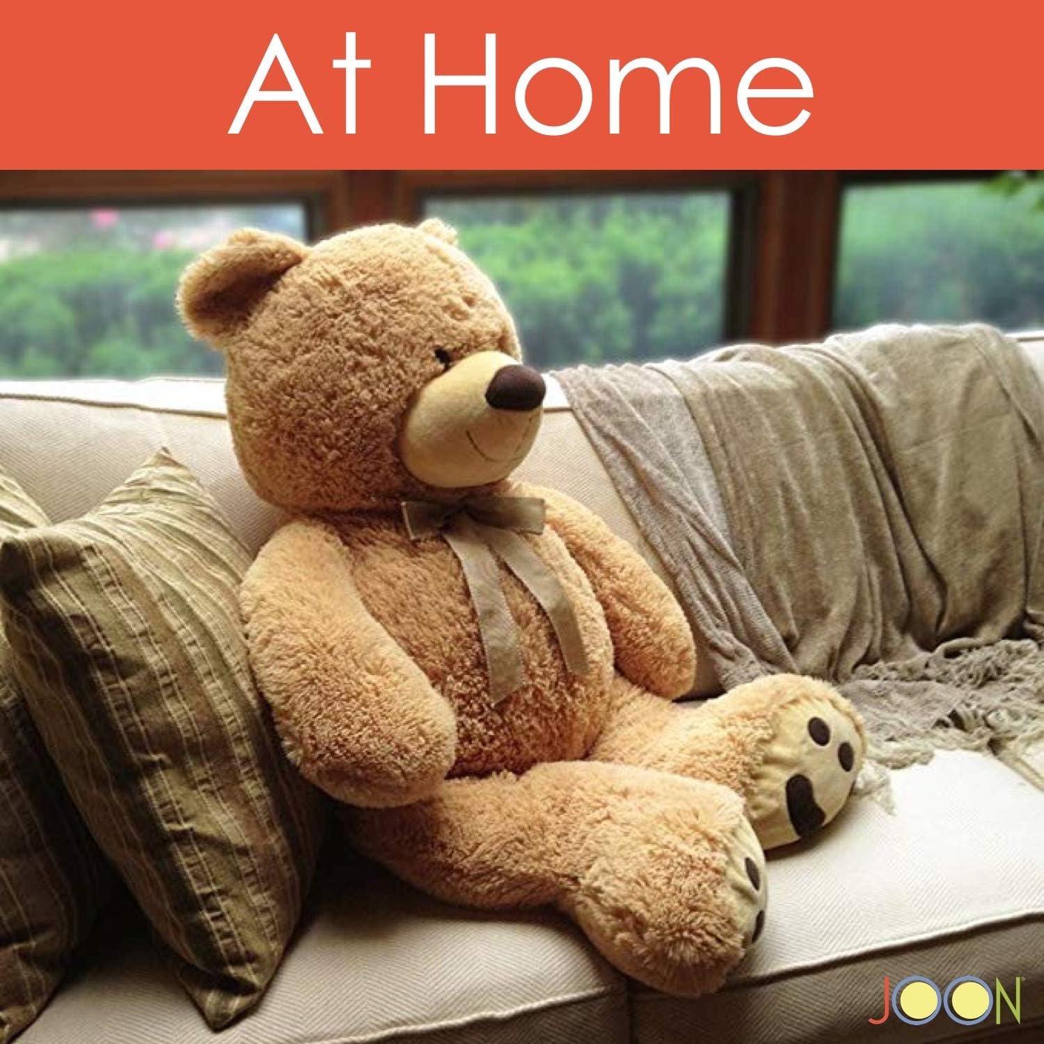 JOON Huge Teddy Bear - 38 Inches Tan Fluffy