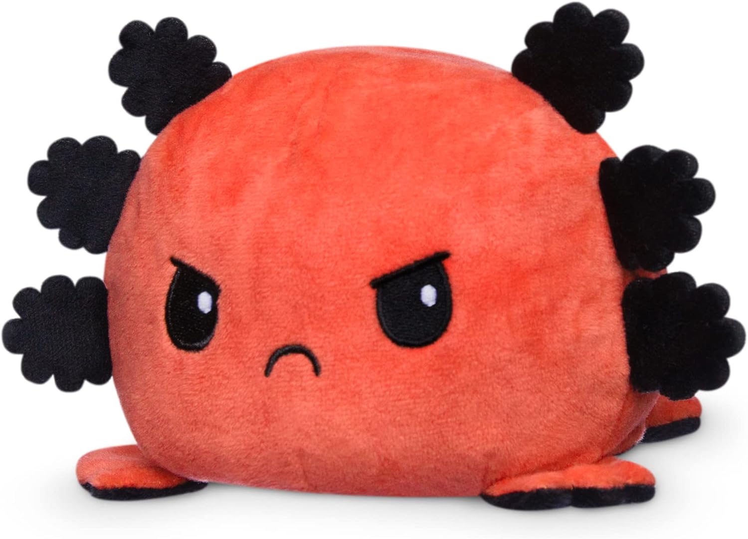 TeeTurtle Reversible Axolotl Plushie - Fire Eyes