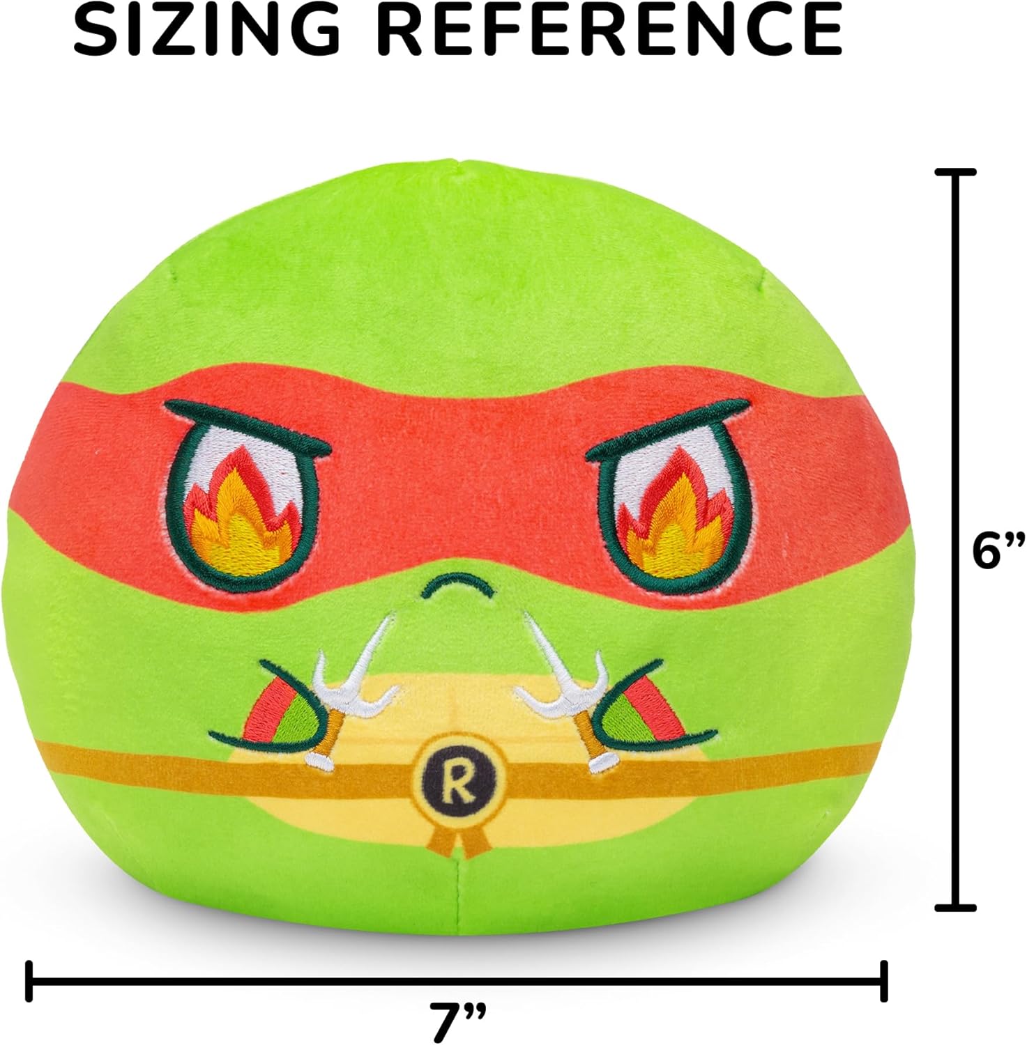TeeTurtle Raphael Reversible Plushie - 6 Inch Cute Stuffed Animal