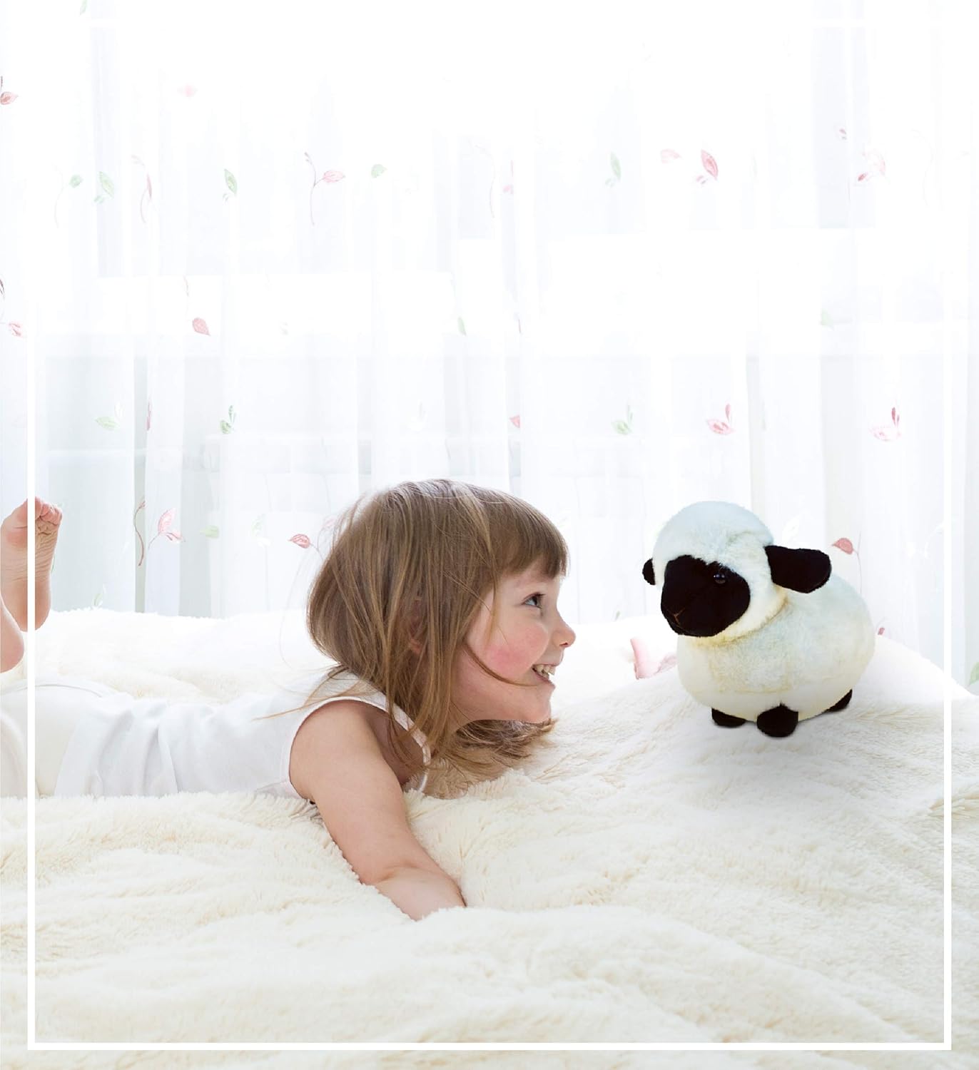 Puzzled DolliBu Valais Blacknose Sheep Stuffed Animal