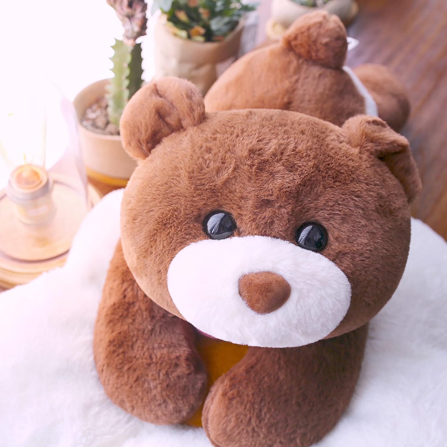 uoozii 20 Brown Bear Weighted Plush
