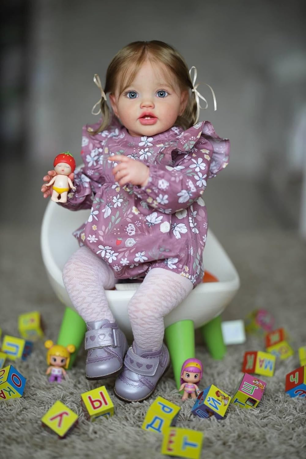 Angelbaby 24 Inch Lifelike Reborn Toddler Girl Doll