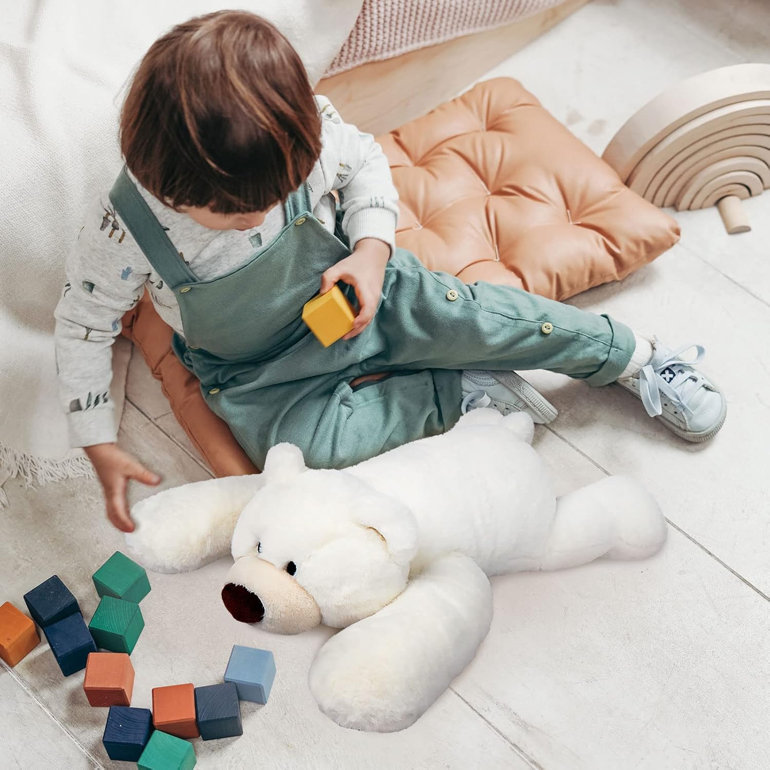 Niuniu Daddy 20 Polar Bear Weighted Plush Toy