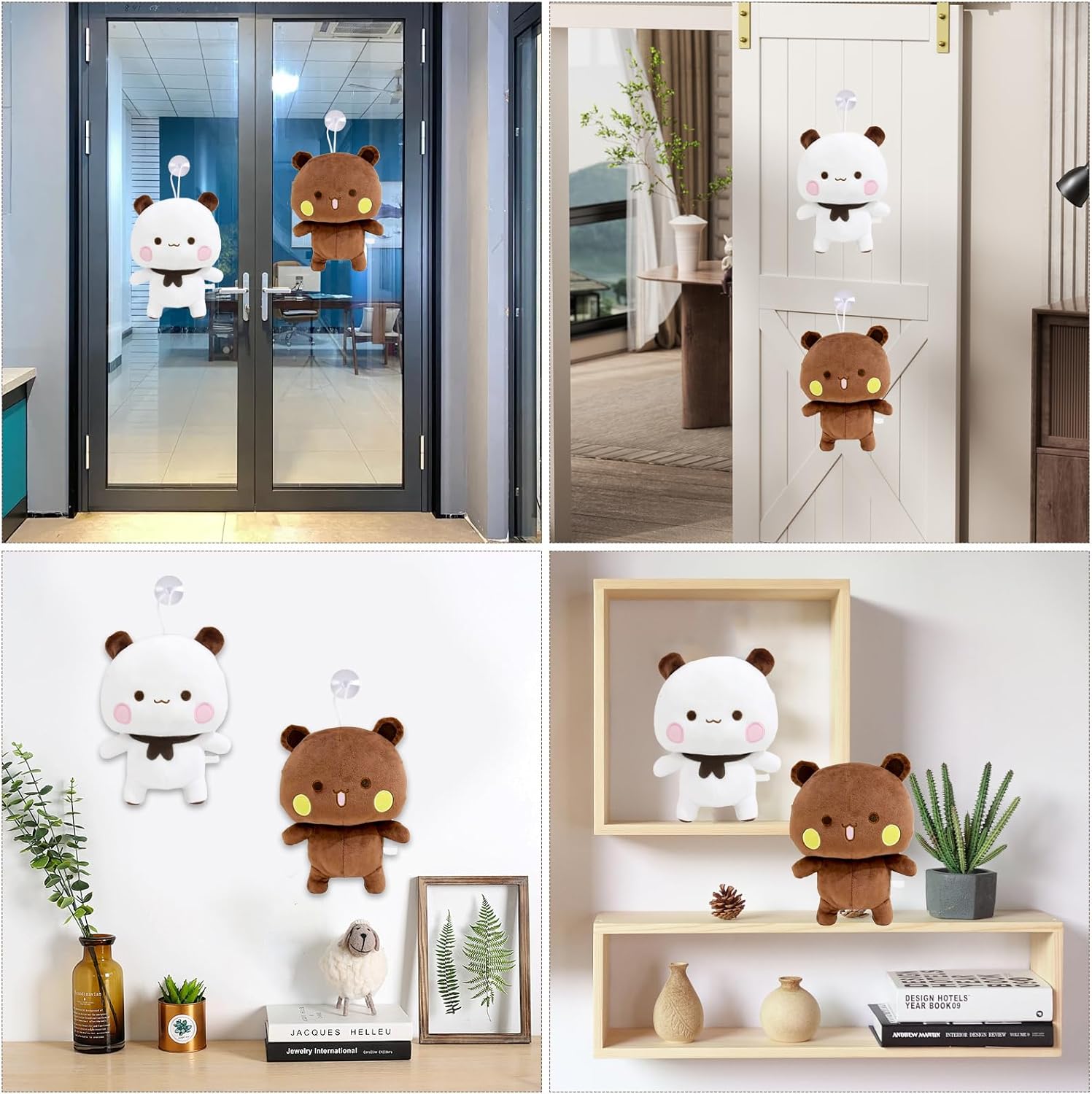 2 Pcs Bubu Dudu Bear Plush Toy for Kids and Girls