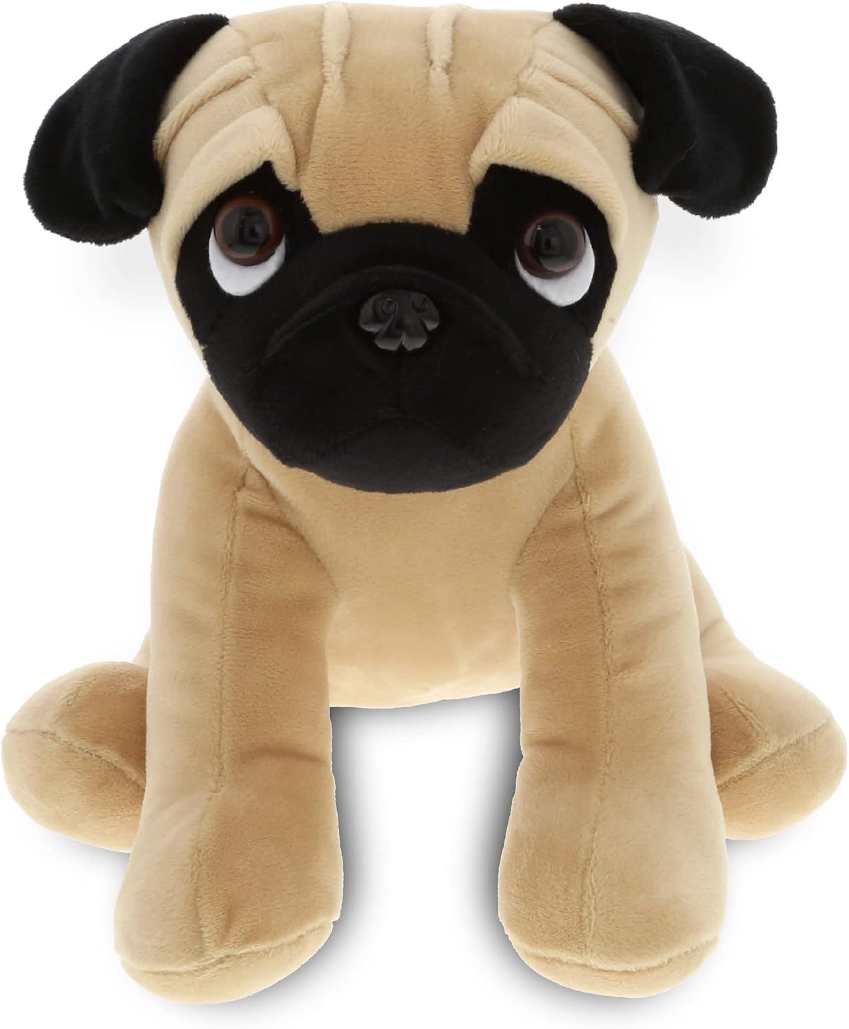 DolliBu Sitting Pug Plush Toy - 8 Inches 1
