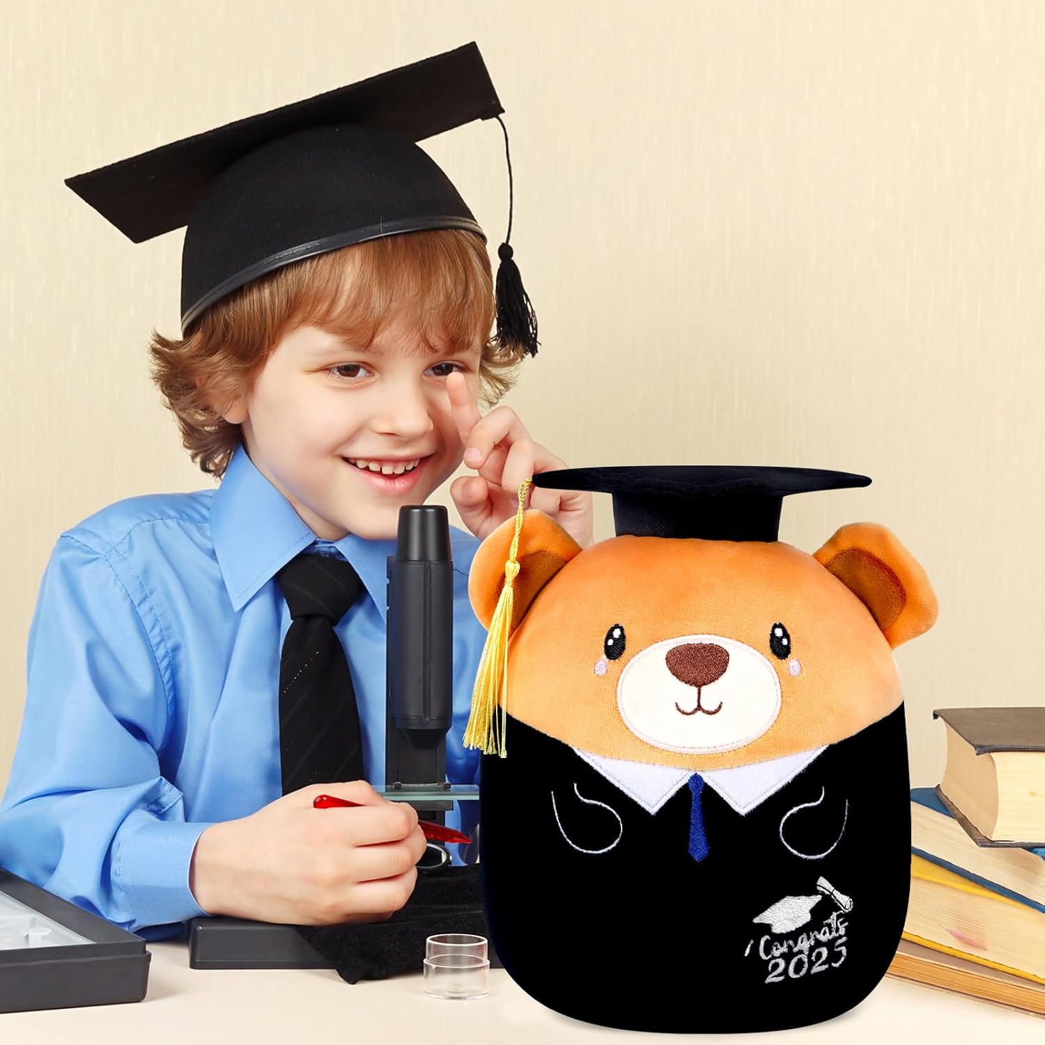 Grad 2025 Bear Plush Pillow Stuffed Animal