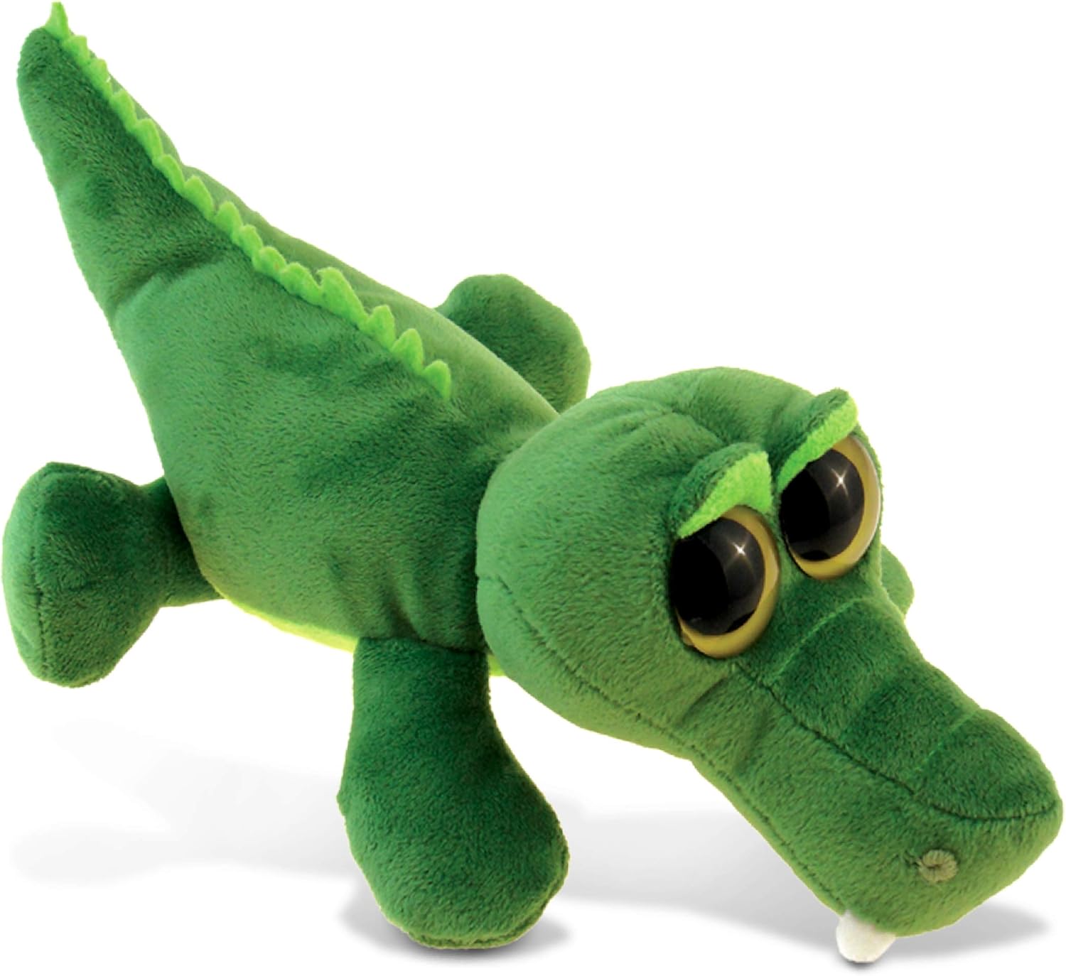 DolliBu Green Alligator Plush Stuffed Animal - 6 Inches