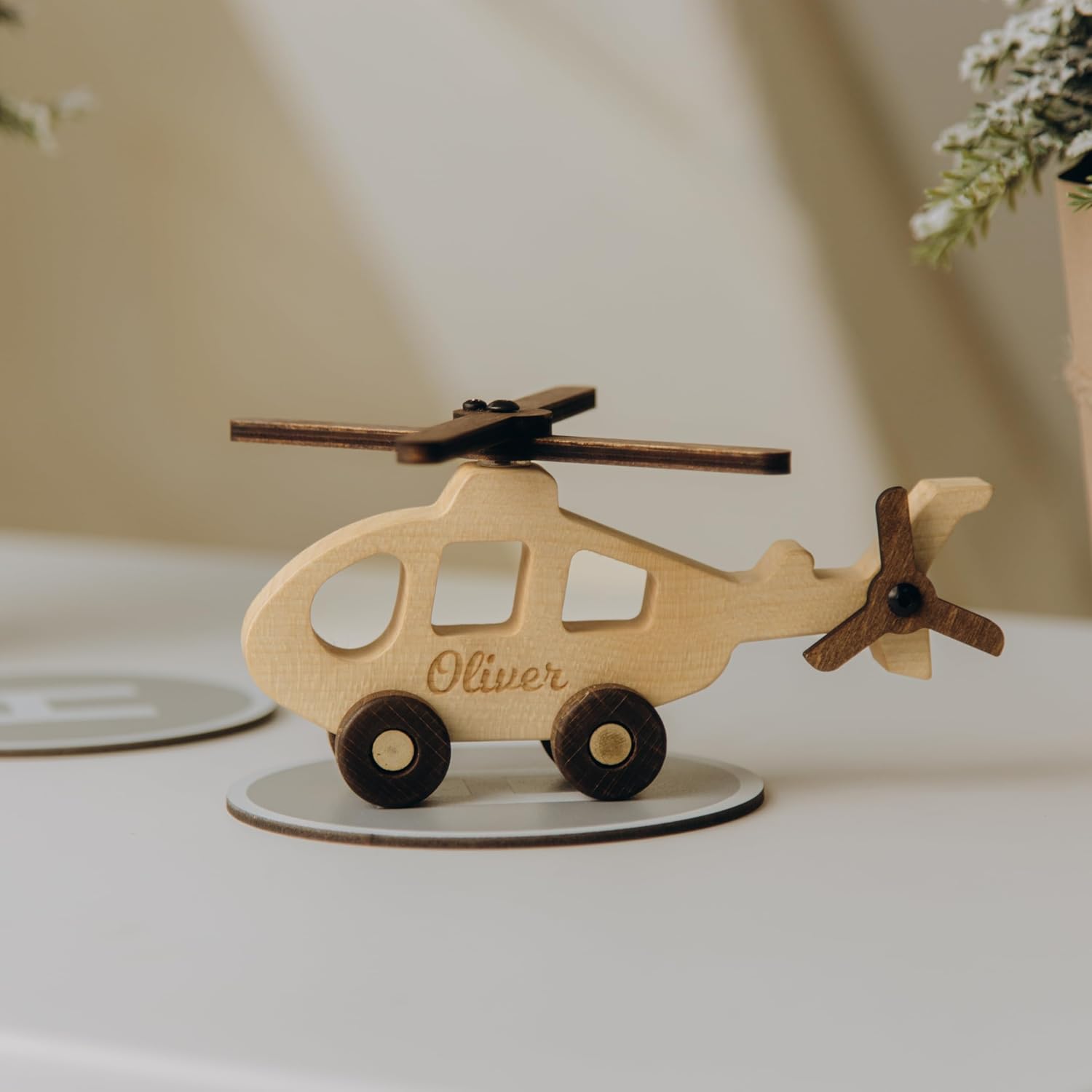 Personalized Military Helicopter Toy for Kids