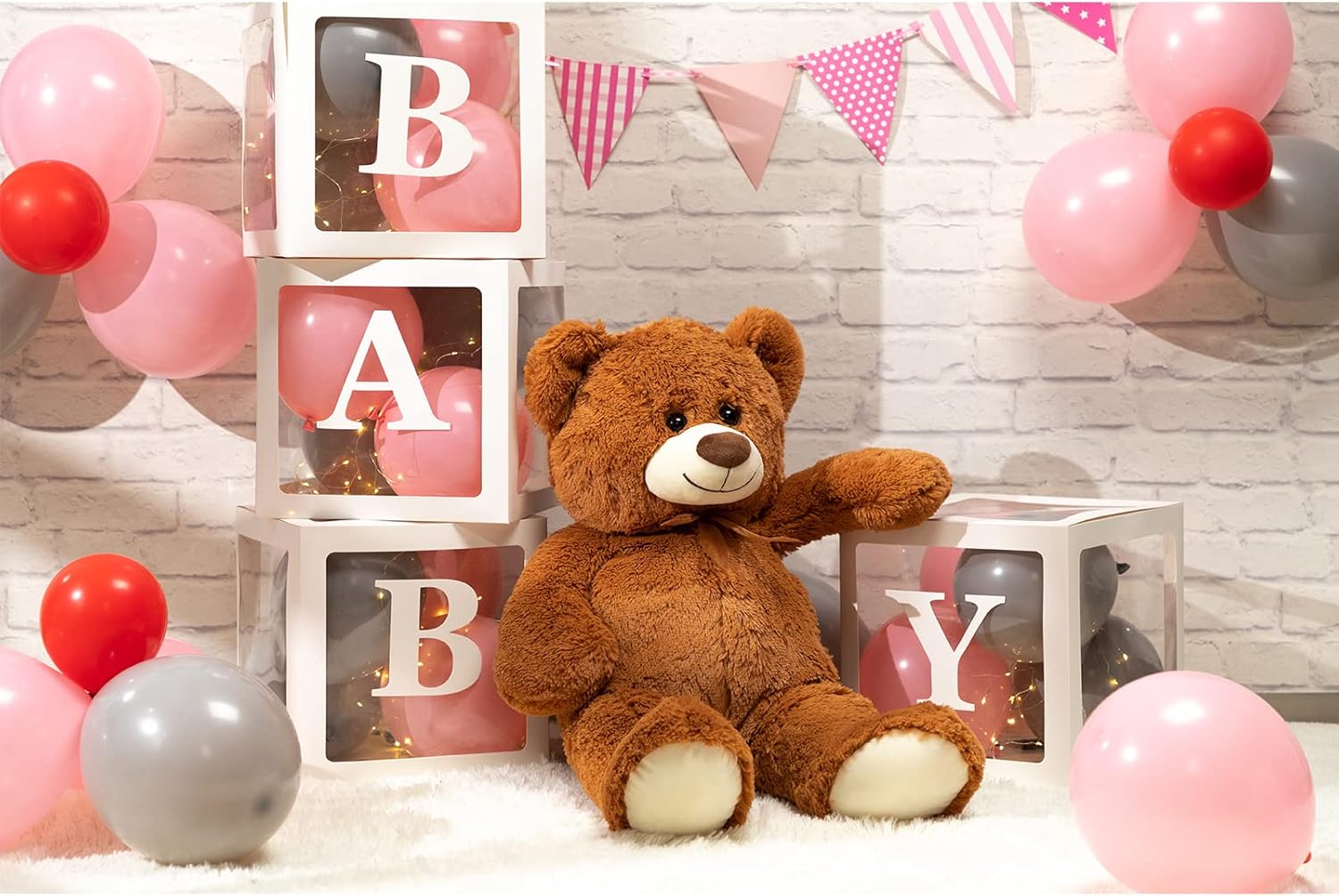 HollyHOME 36 Inch Big Teddy Bear Brown Plush