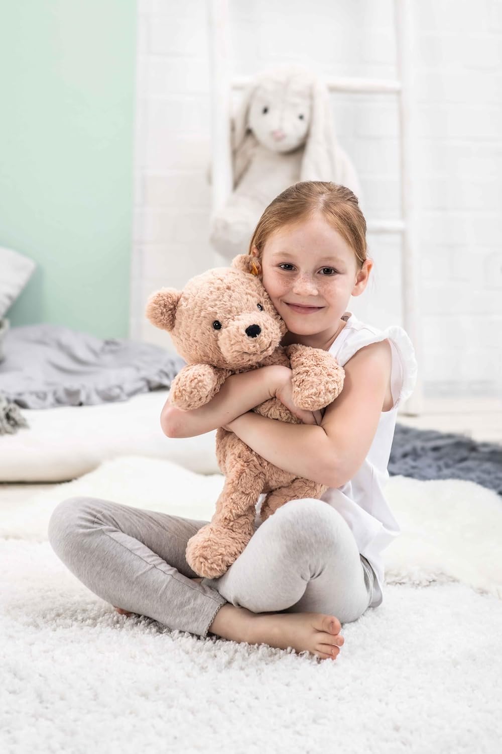 Steiff Jimmy Teddy Bear 16 Light Brown Plush