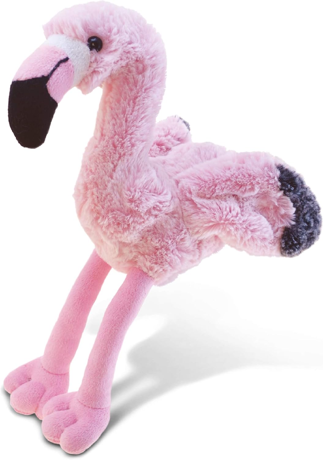 DolliBu Flamingo Plush Toy - 8 Inch Cute Huggable Stuffed Animal
