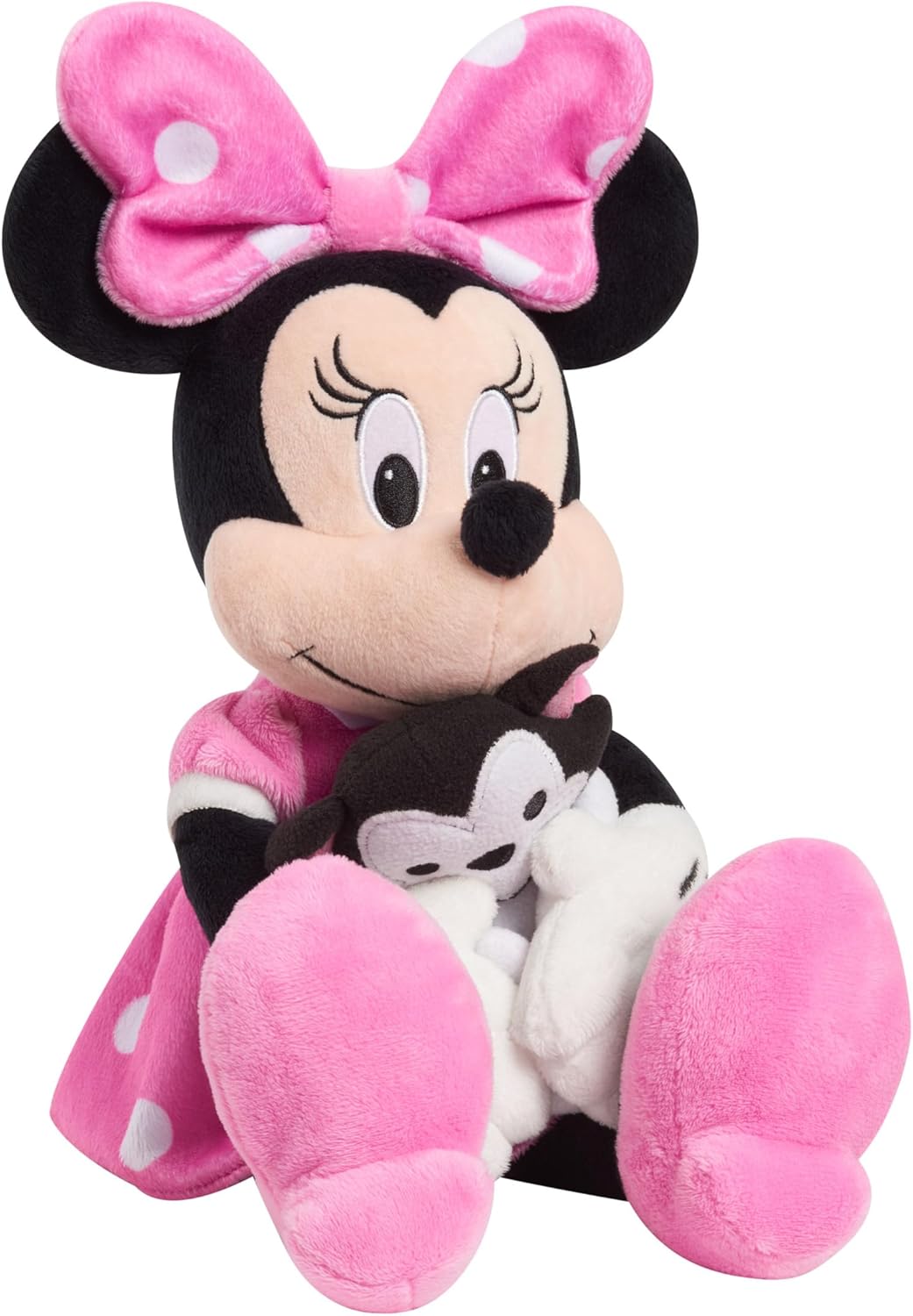 Disney Classics Lil Friends Minnie Mouse and Figaro Plush Stuffed Animal