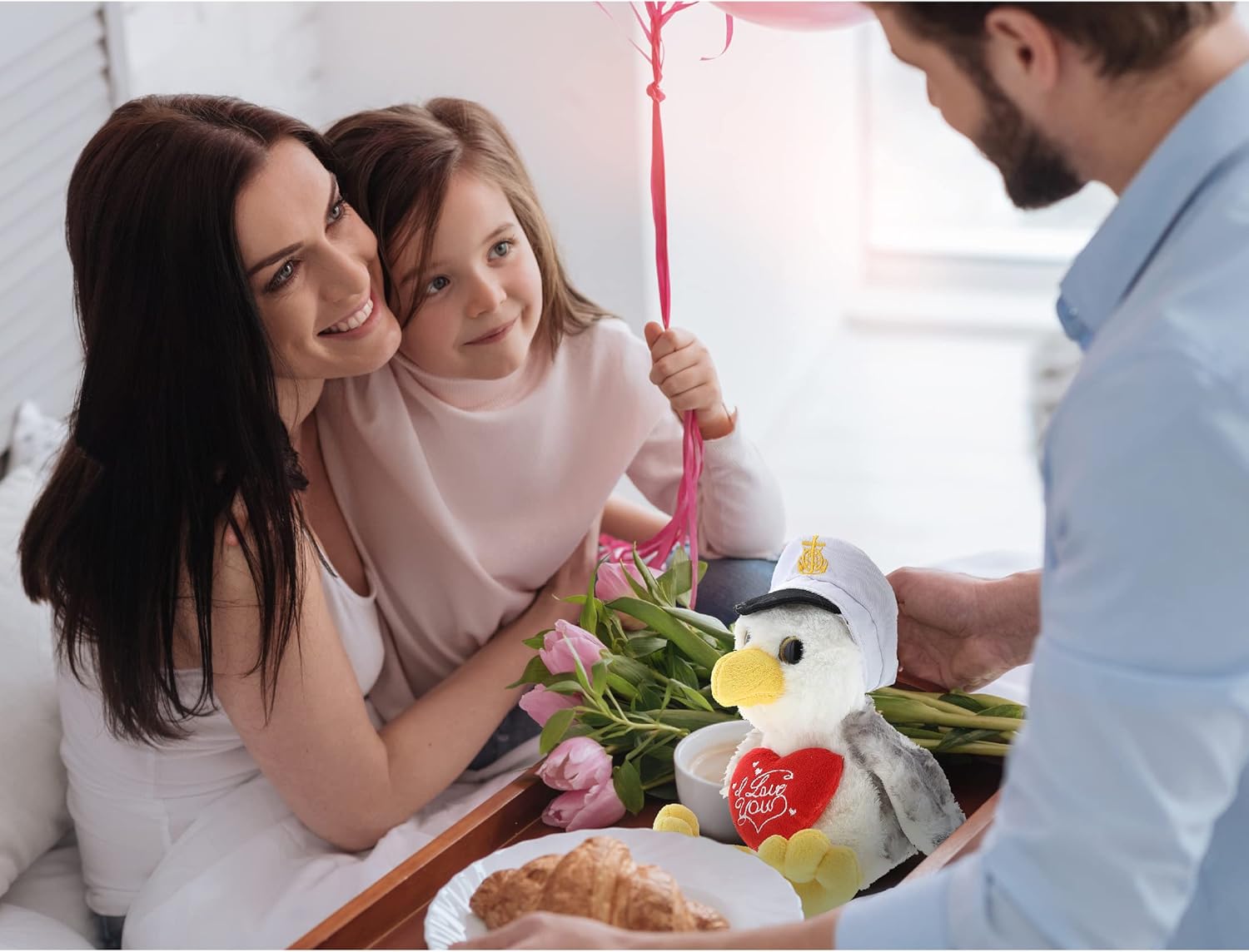DolliBu I Love You Seagull Sailor Plush Toy