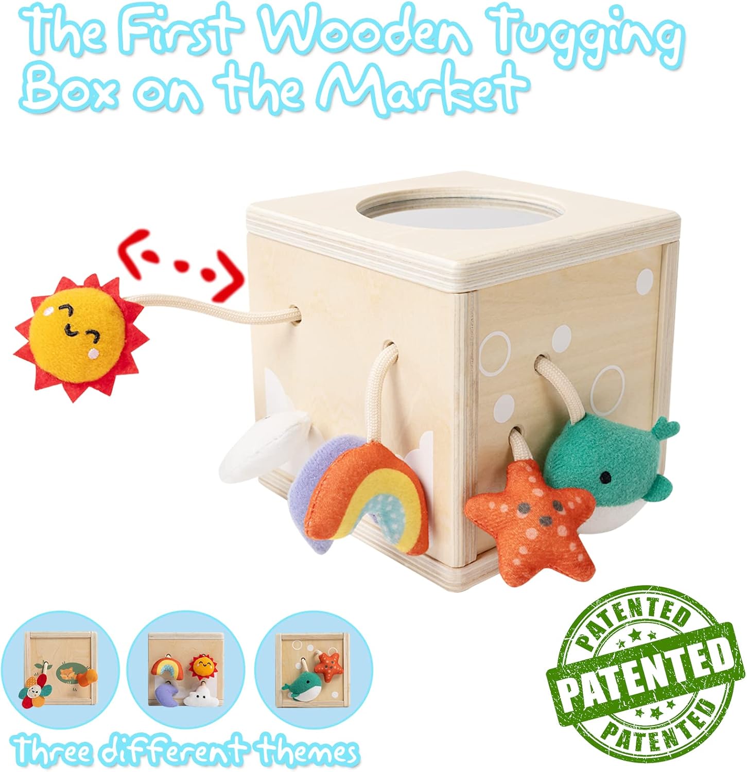 Twefex Pull String Activity Toy for 6-12 Months
