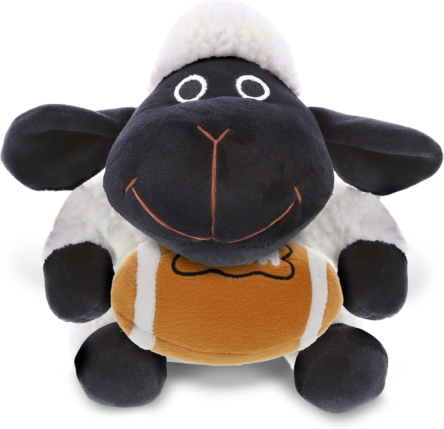 DolliBu Black Nose Sheep Plush with Football - 6 Inches