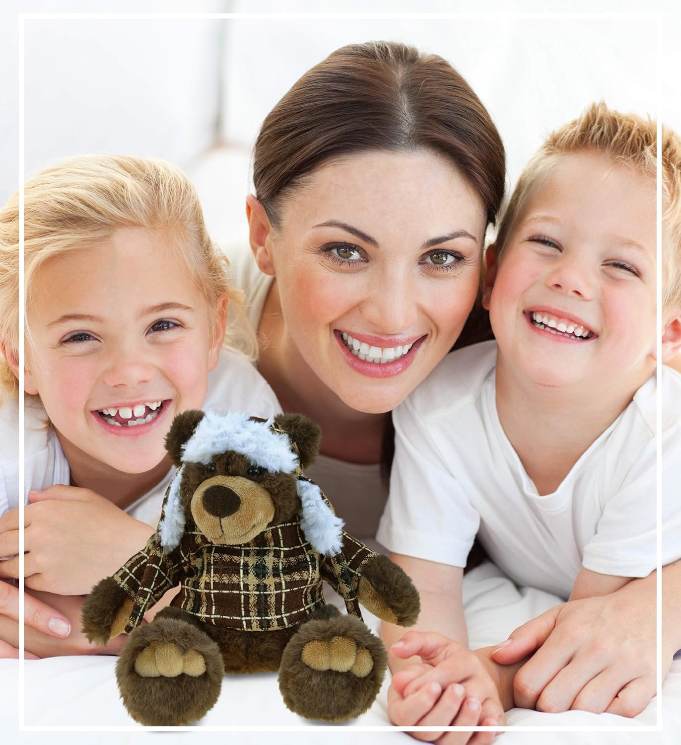 Puzzled DolliBu Plush Brown Bear - 11 Inches