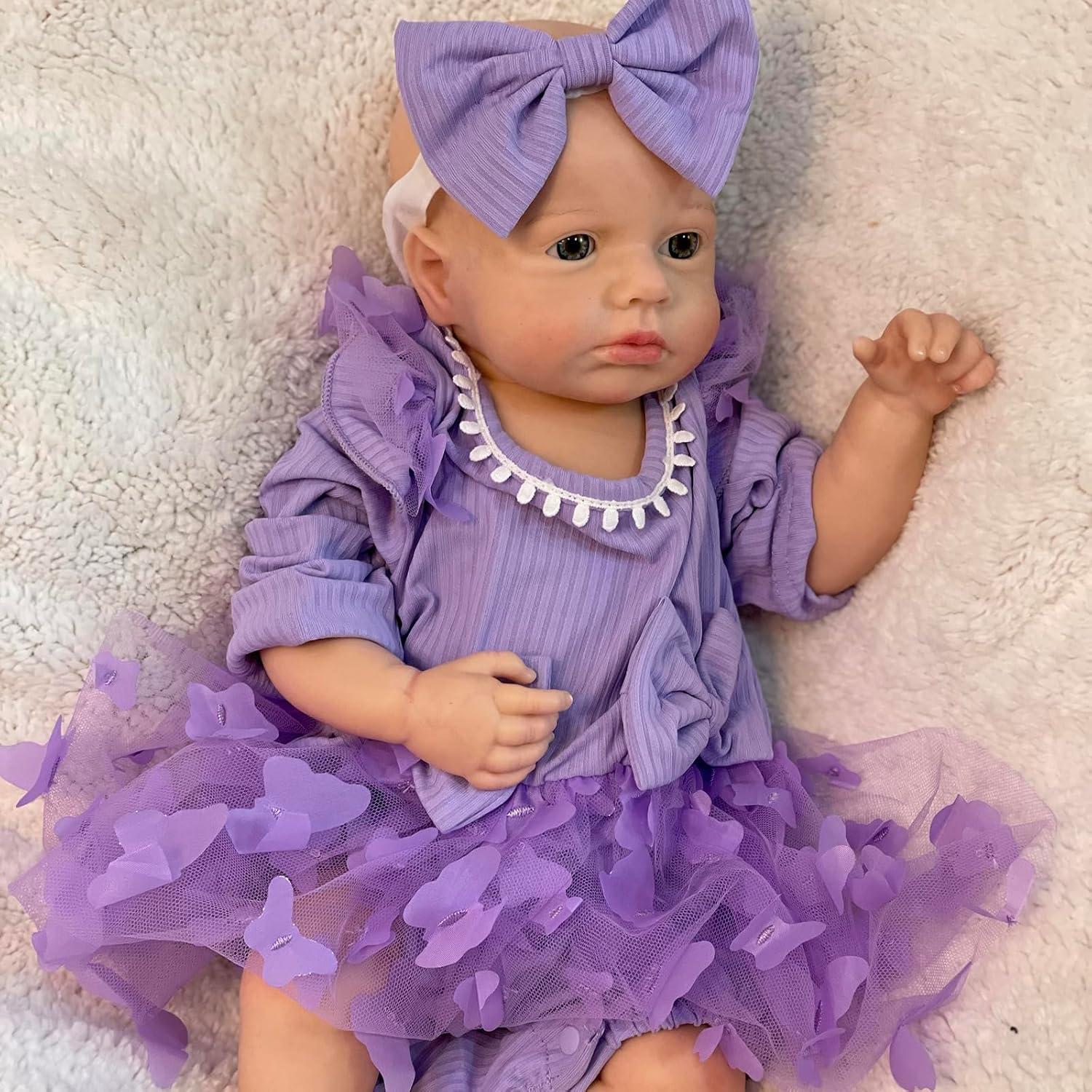 OtardDolls Realistic 18 Inch Silicone Baby Doll Set