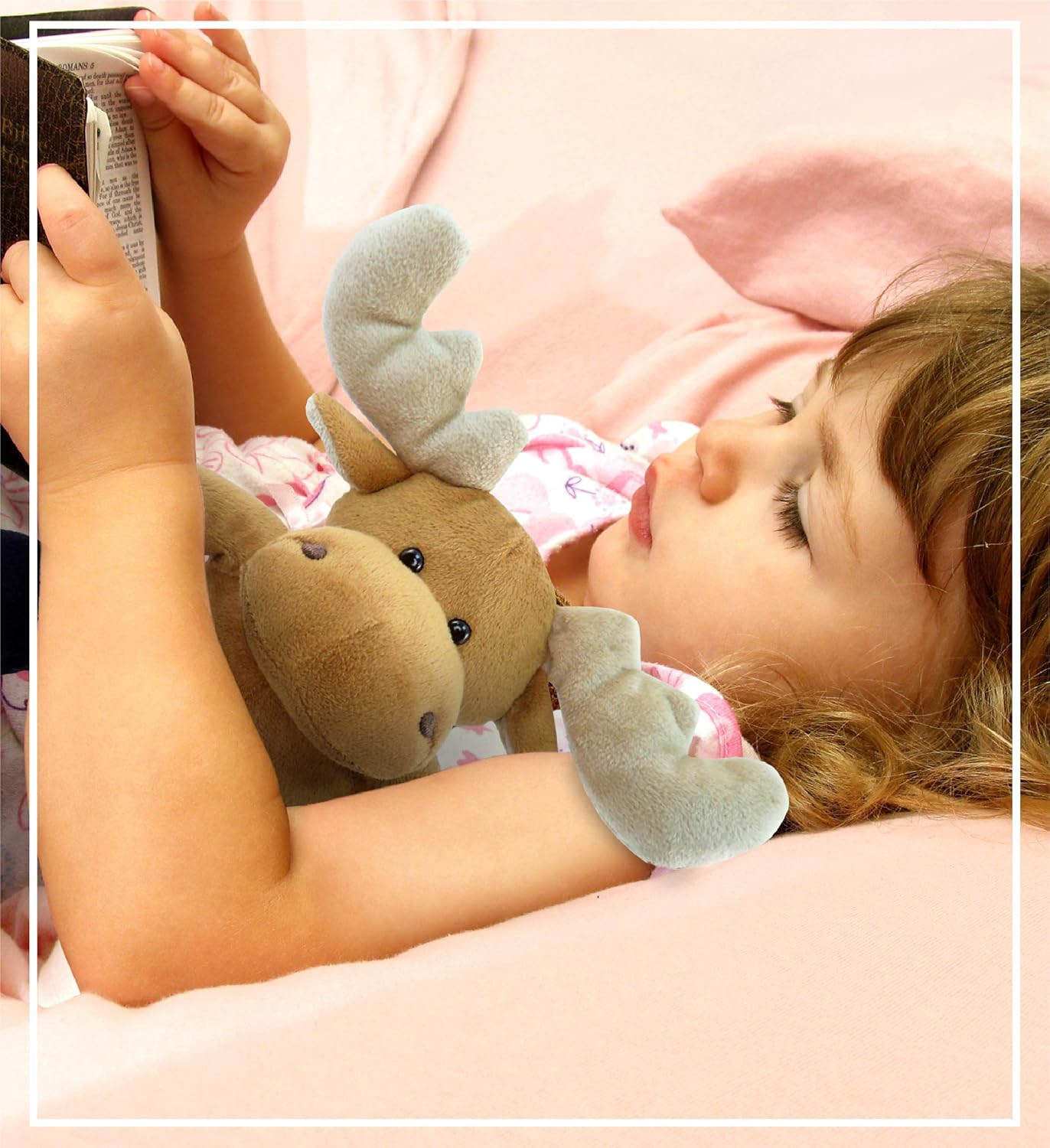 DolliBu Plush Moose - 6 Inches Soft Huggable Toy