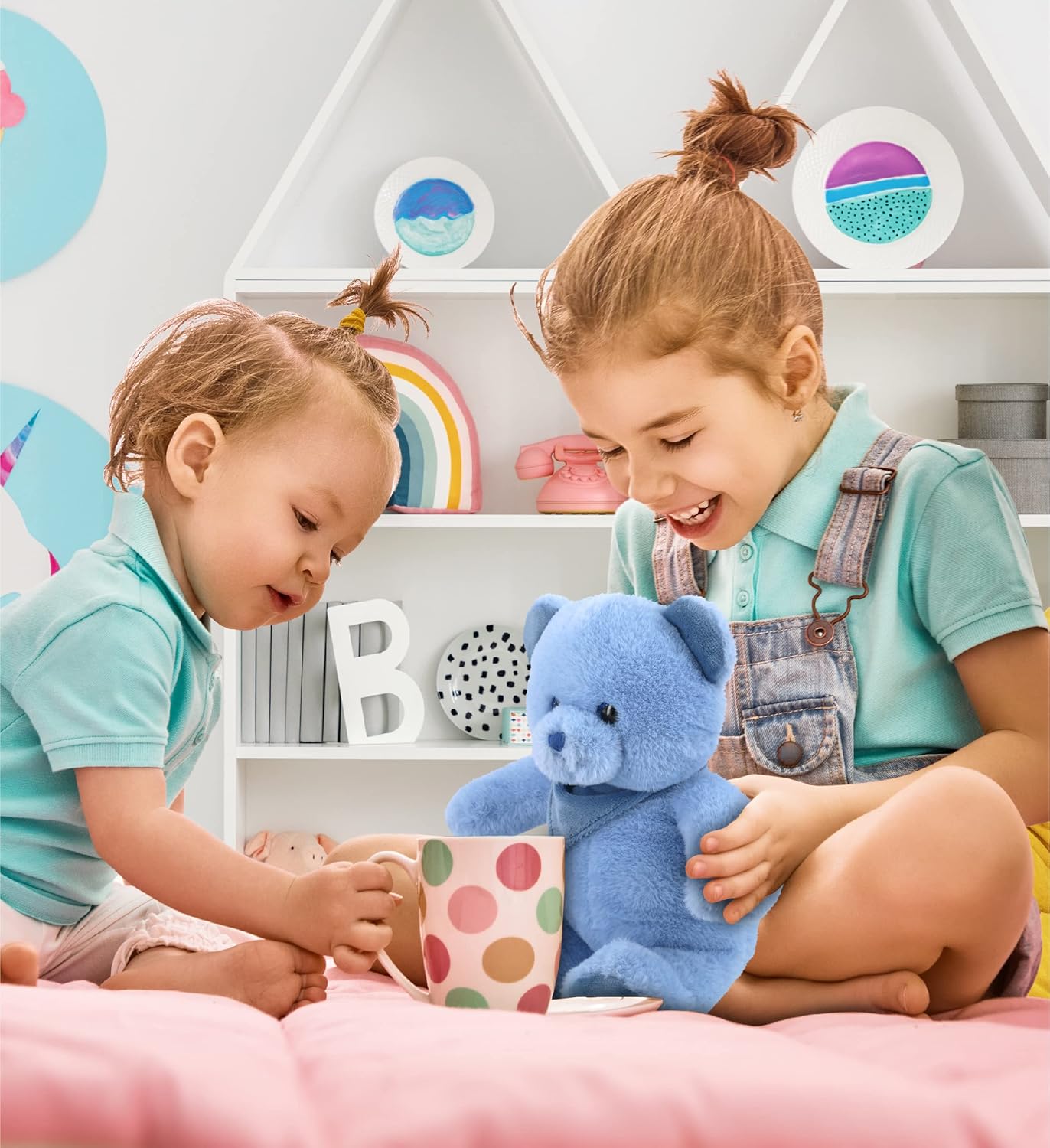 DolliBu Plush Bear Stuffed Animal - 8 Inches