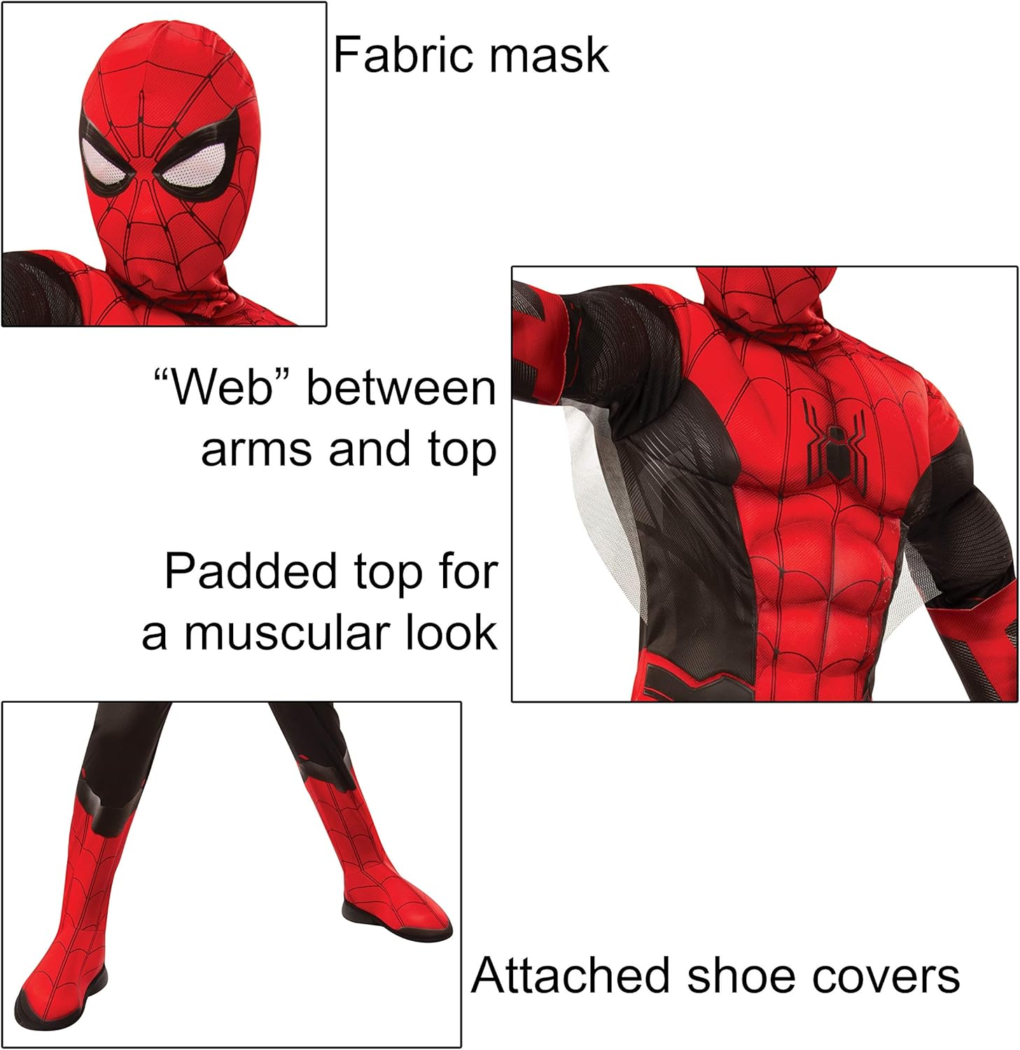 Rubies Deluxe Spider-Man Costume Mask