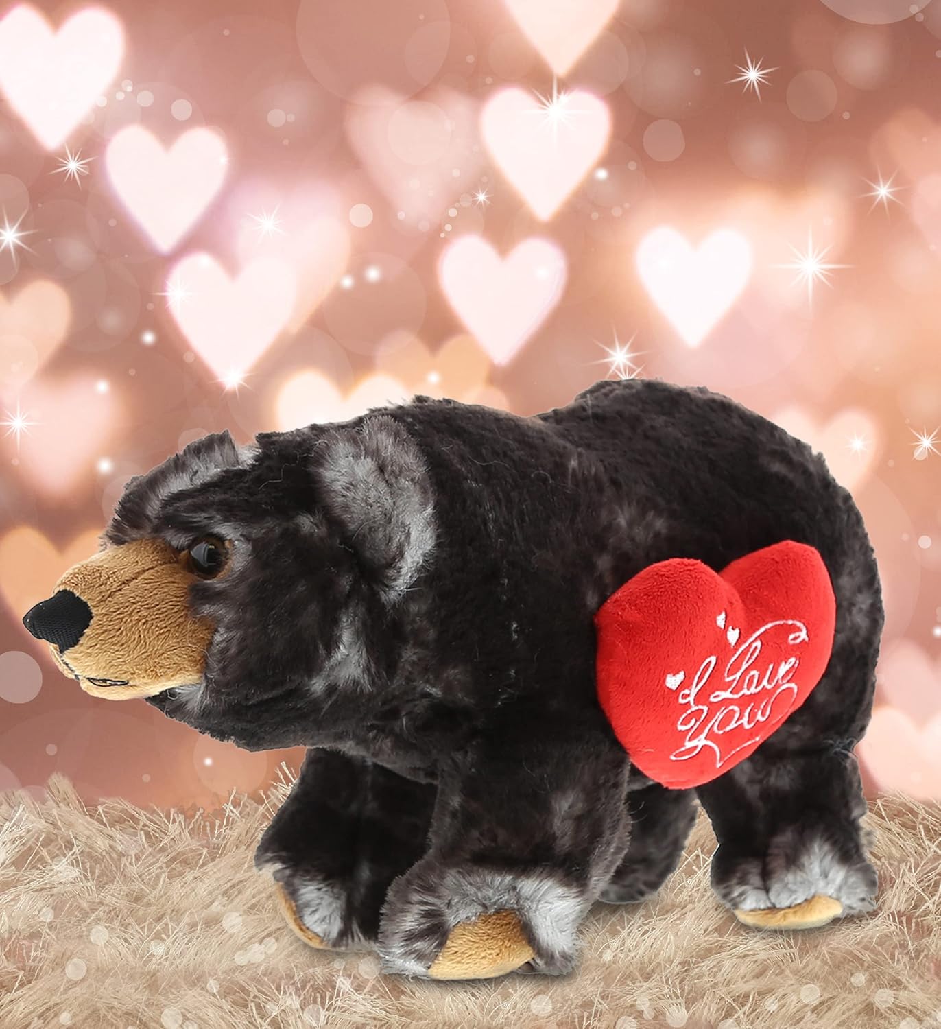 DolliBu I Love You Valentine Plush Bear - 11 Inches
