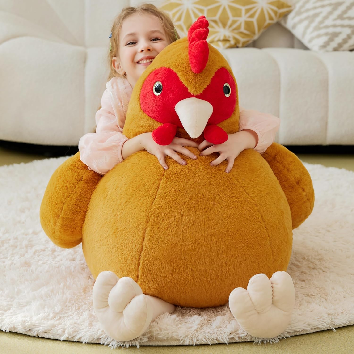 IKASA Giant Chicken Plush Toy 255 Inches