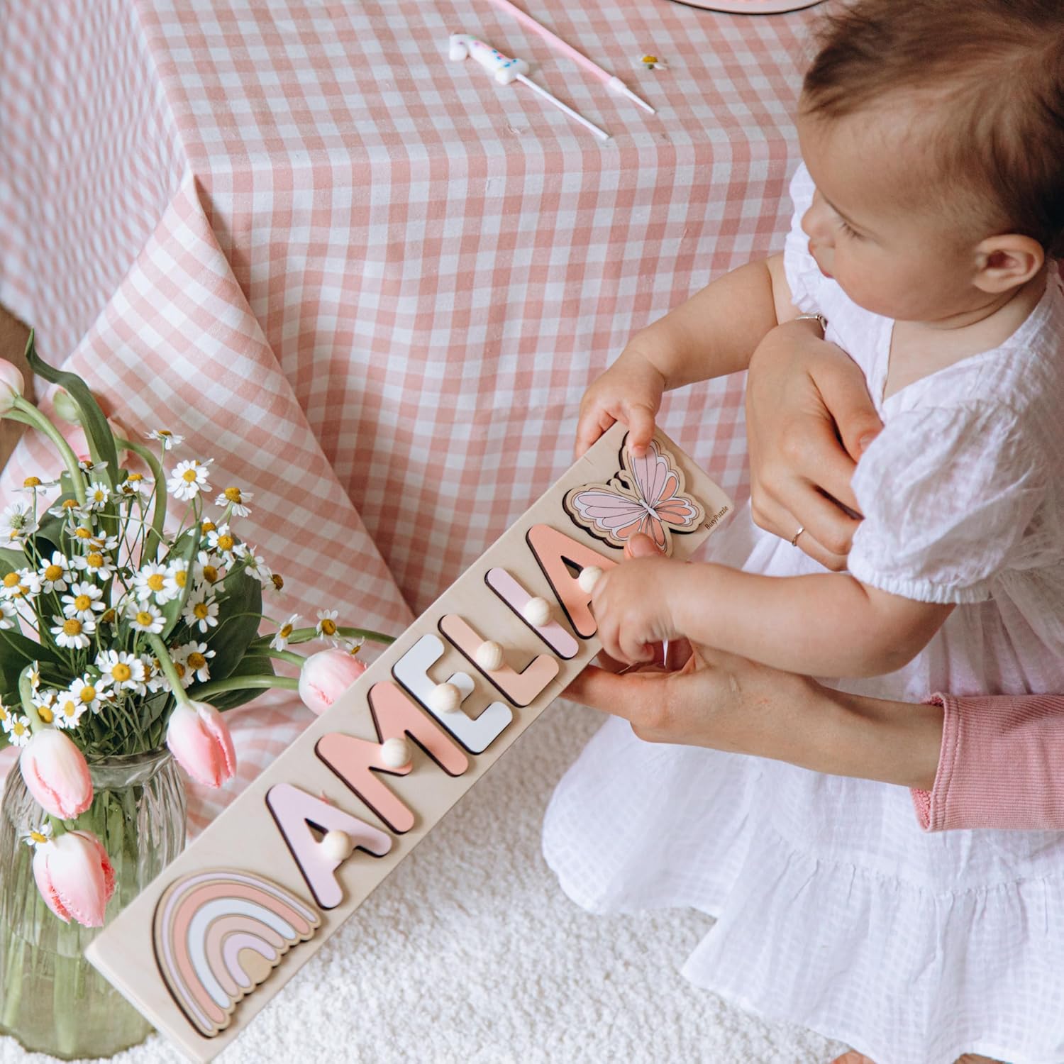 Personalized Wooden Name Puzzle for Kids