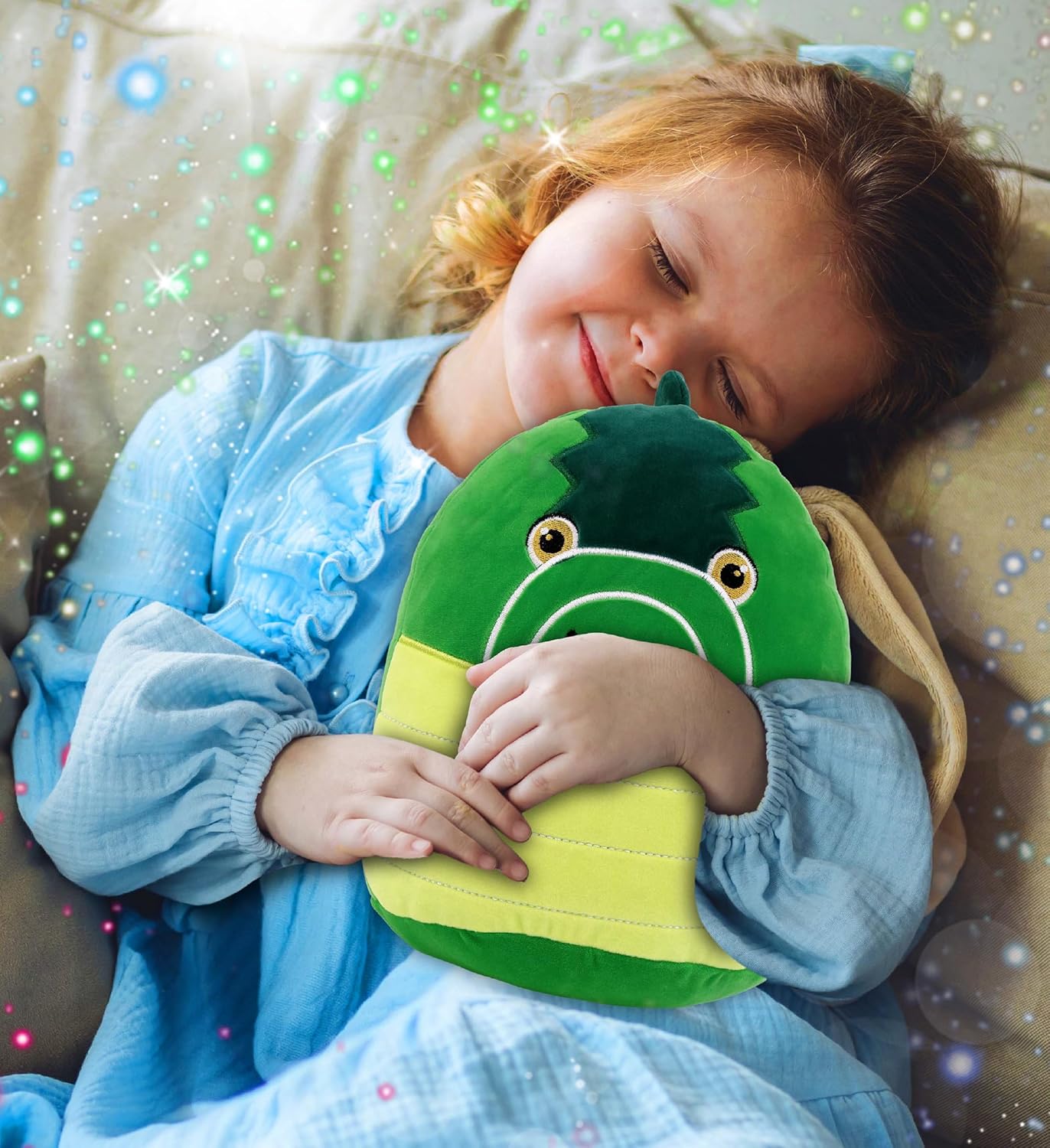 DolliBu Snug-Mooshies Alligator Plush Toy - 10 Inch Cute Soft Stuffed Animal