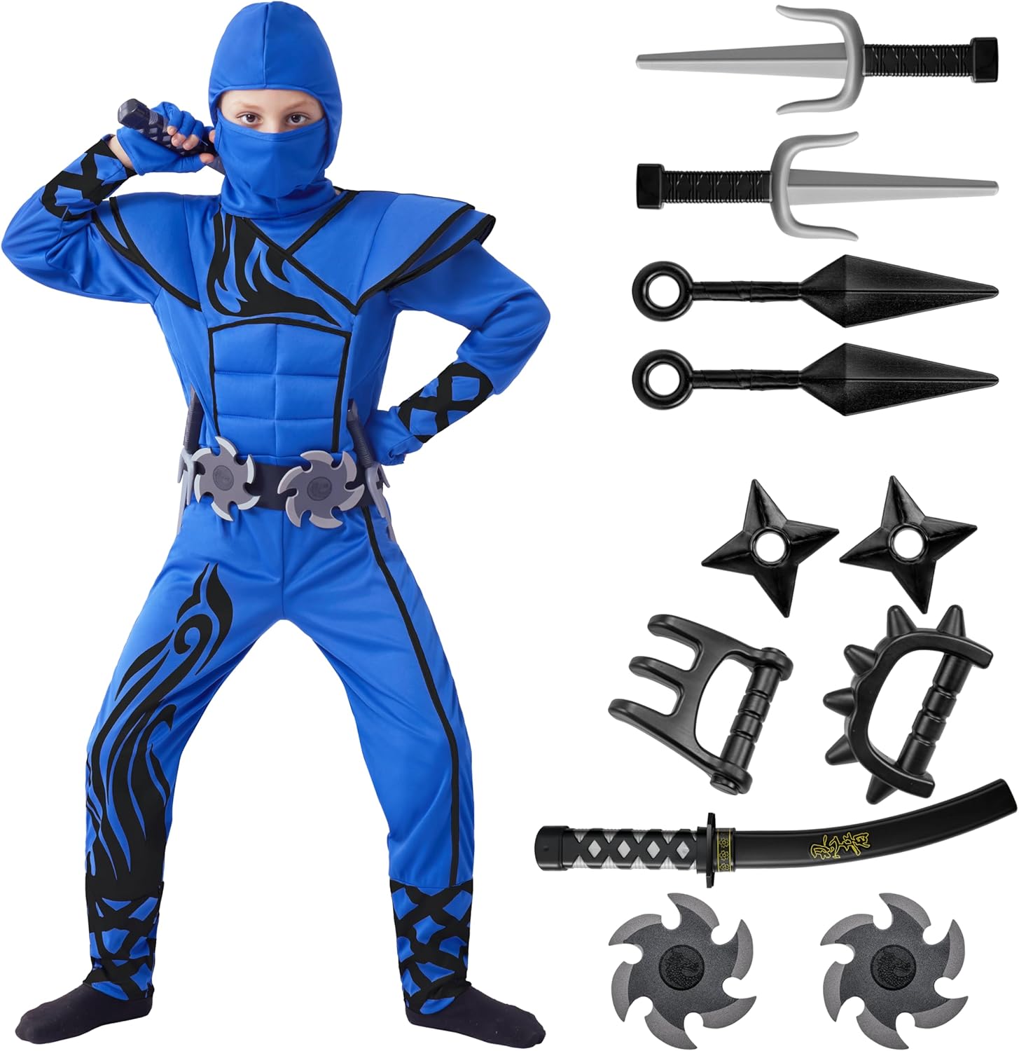 Spooktacular Creations Kids Halloween Ninja Costume