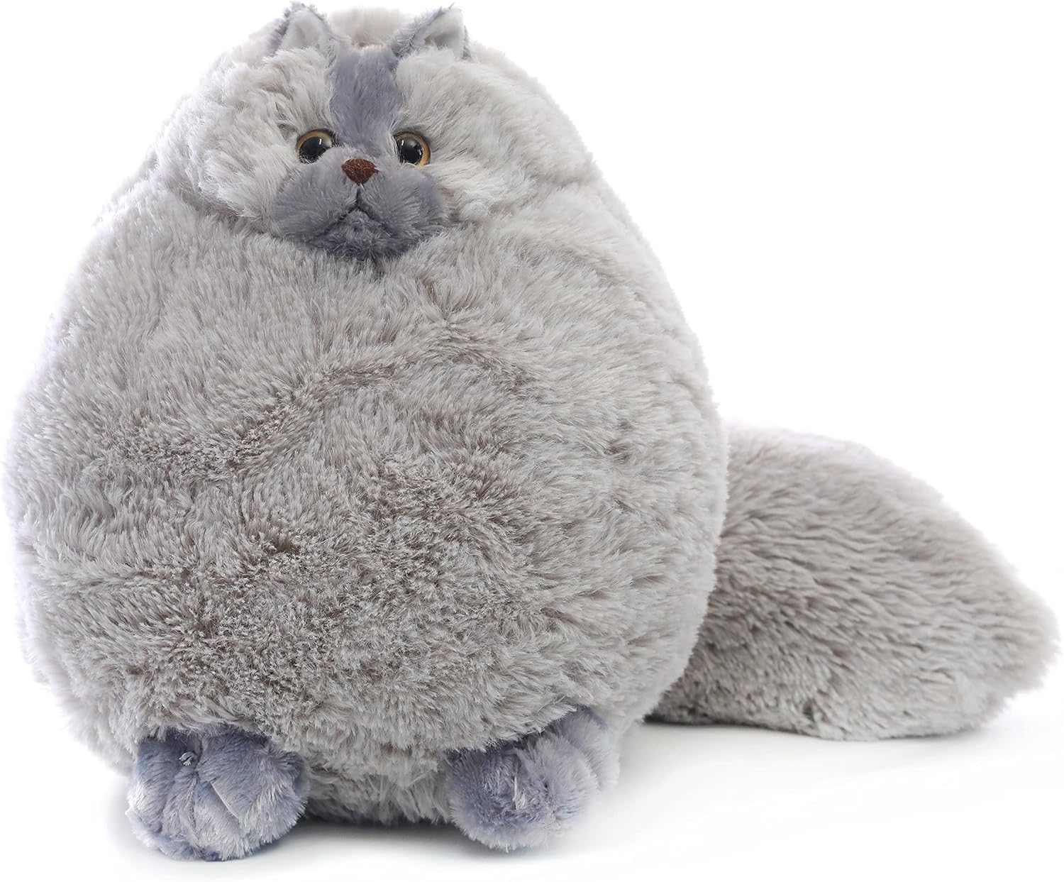Winsterch Gray Plush Cat Stuffed Animal Toy 10 Inches