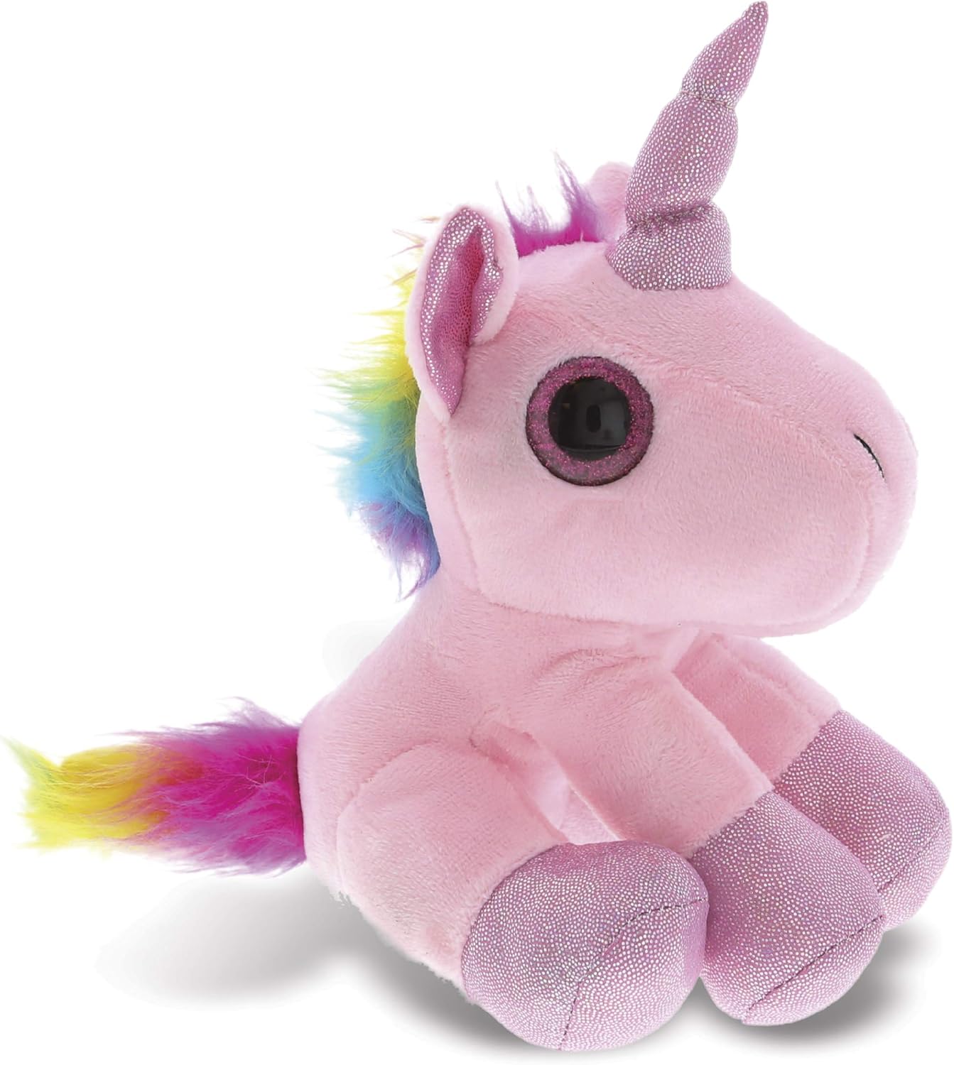DolliBu Plush Pink Unicorn Stuffed Animal - 7 Inch