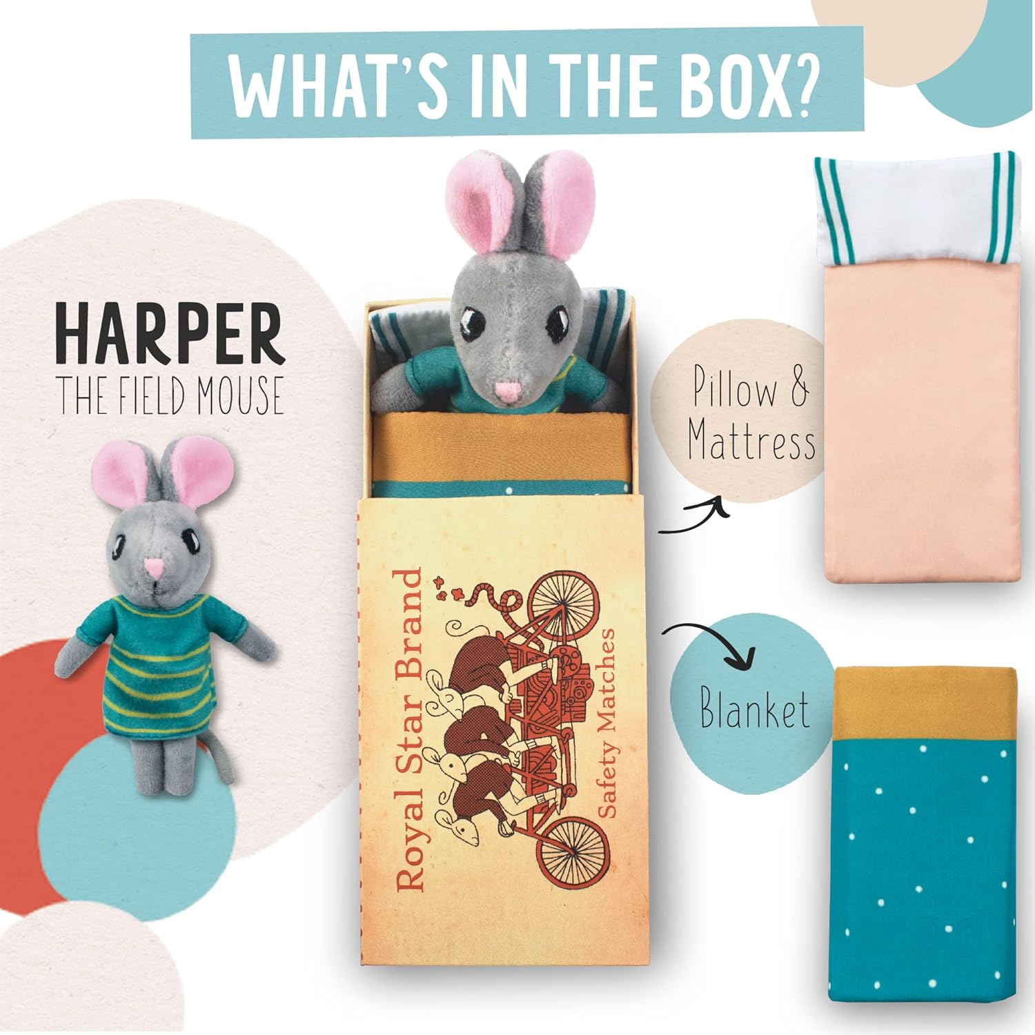 Harper the Field Mouse Match Box Playset 1