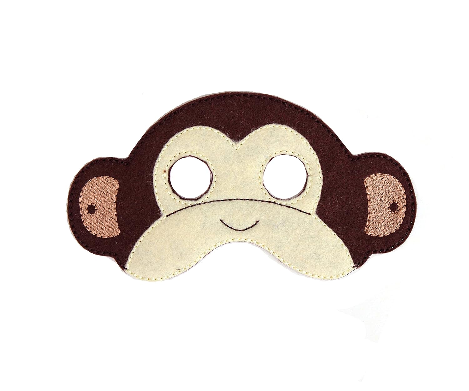 Baby WhatKnots Kids Monkey Felt Face Mask
