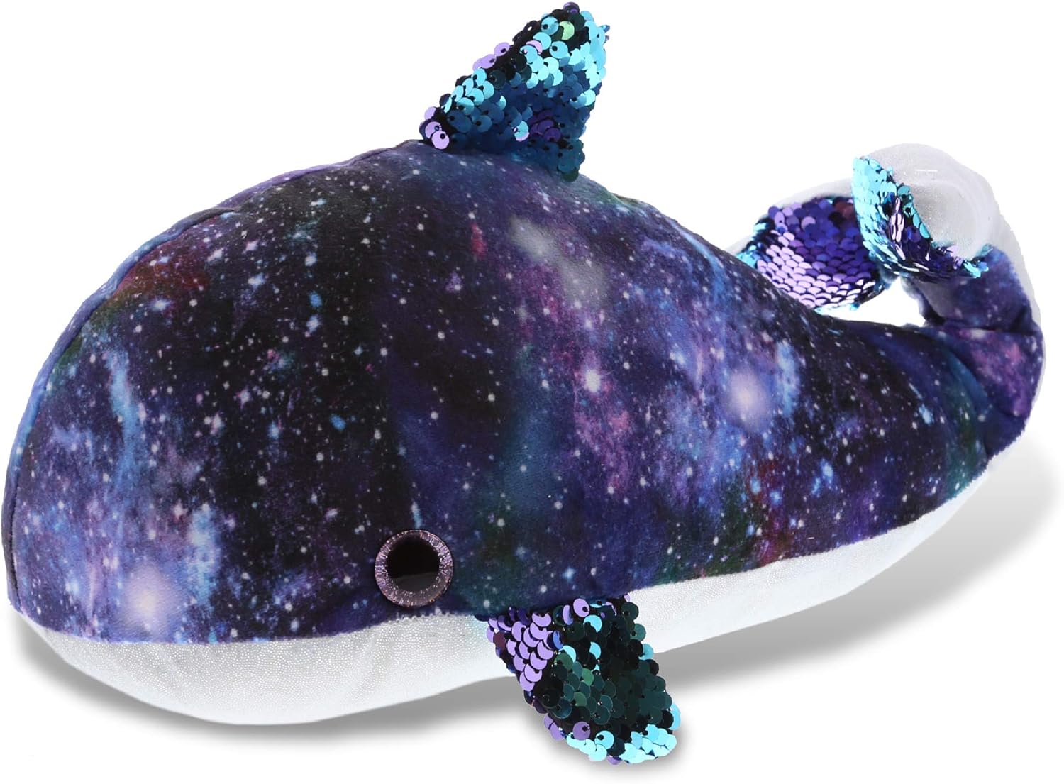 DolliBu Whale Space Flip Sequin Plush Toy 1
