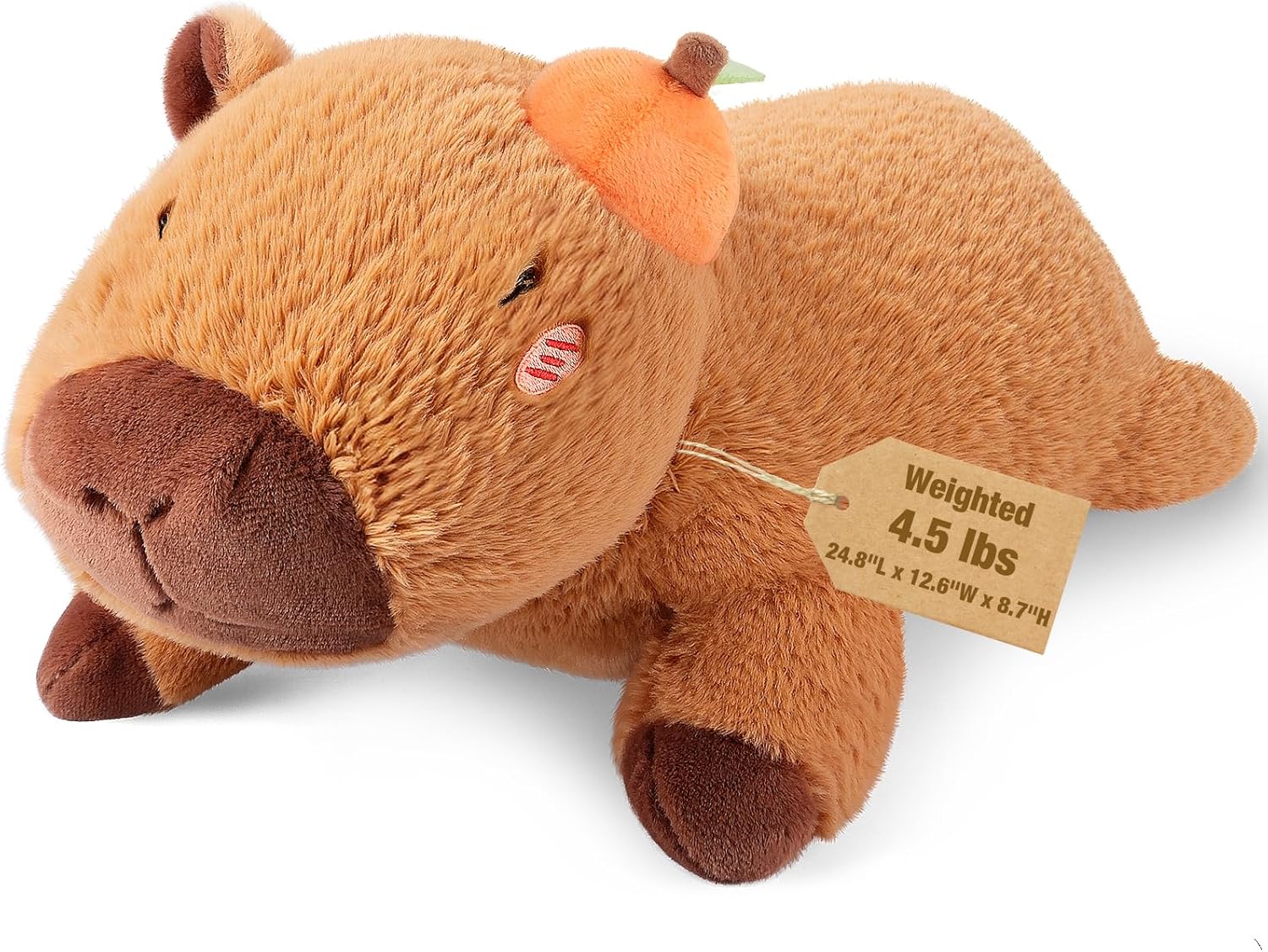Bobbie Laxi 25 Inch Capybara Weighted Plush